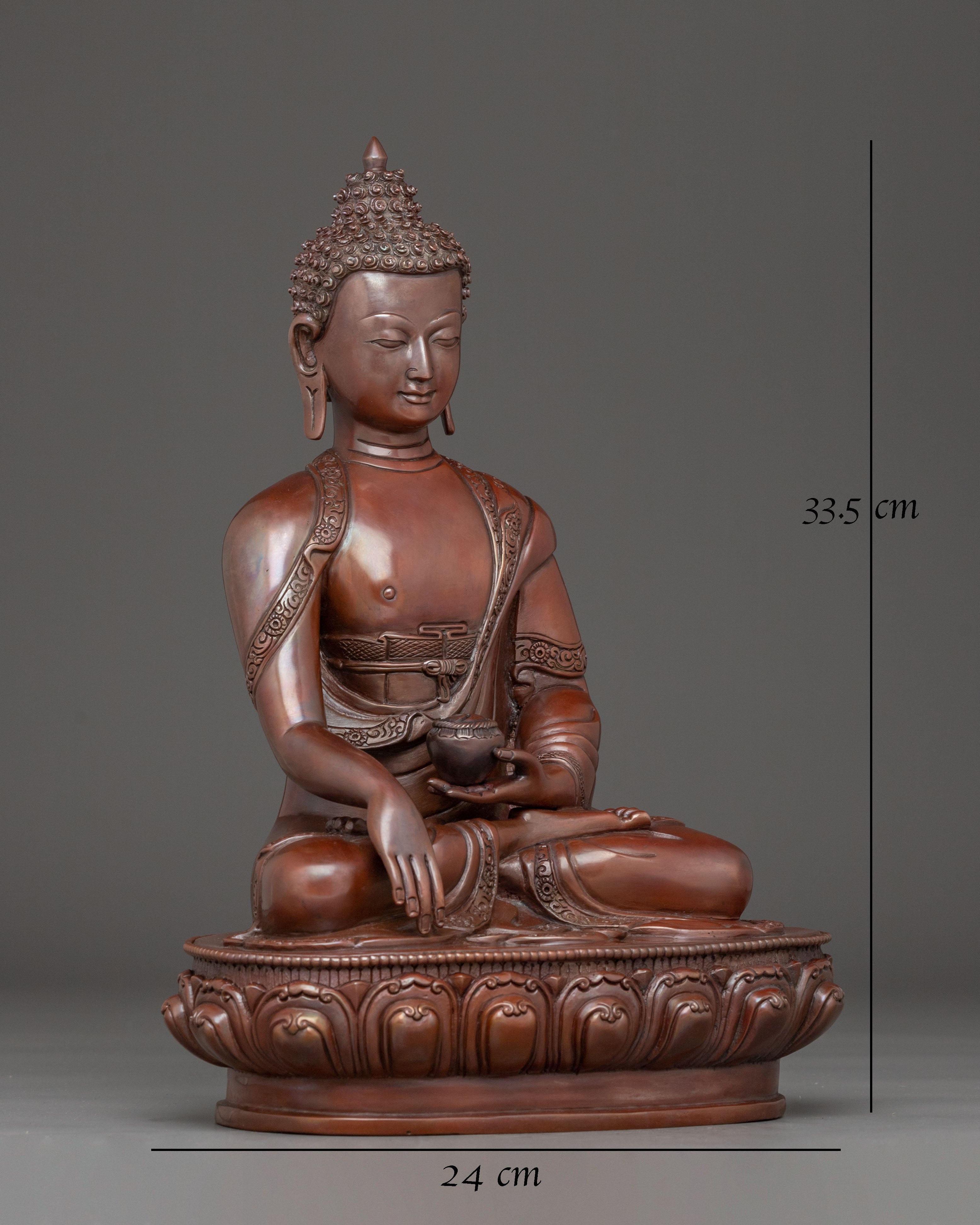 Sacred Handmade Figurine of Shakyamuni Buddha