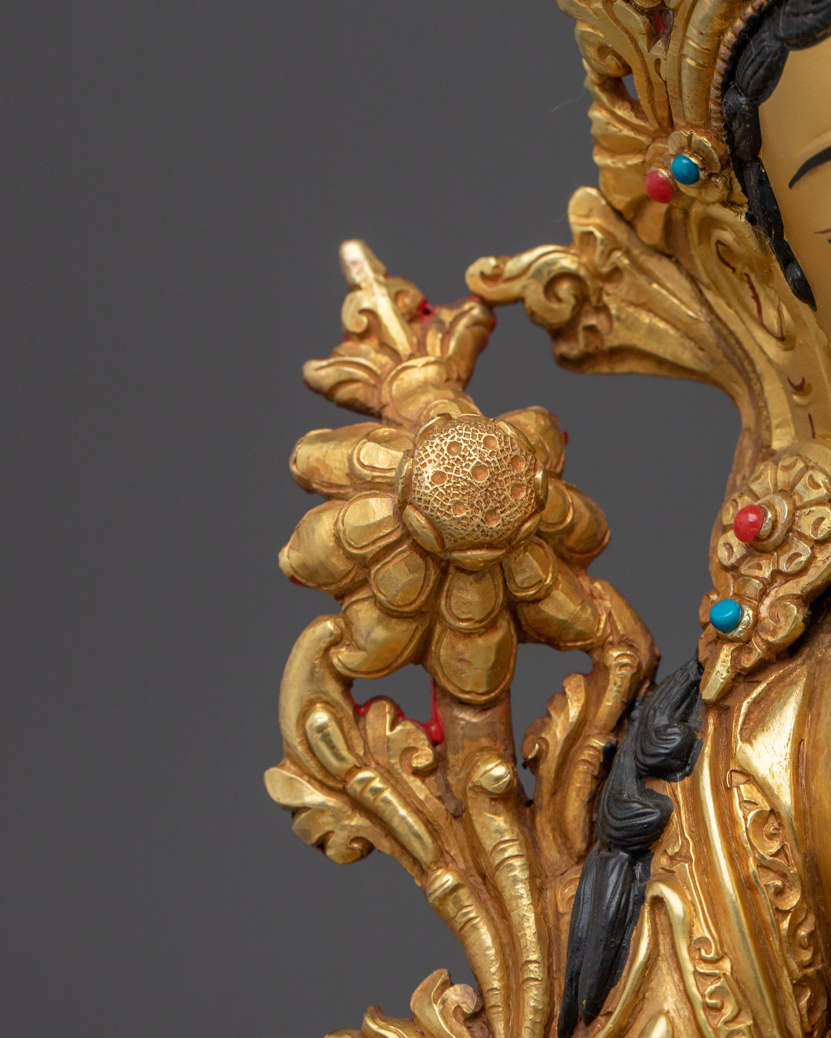 Buddhist Compassionate Goddess Shyama Tara Handmade Statue