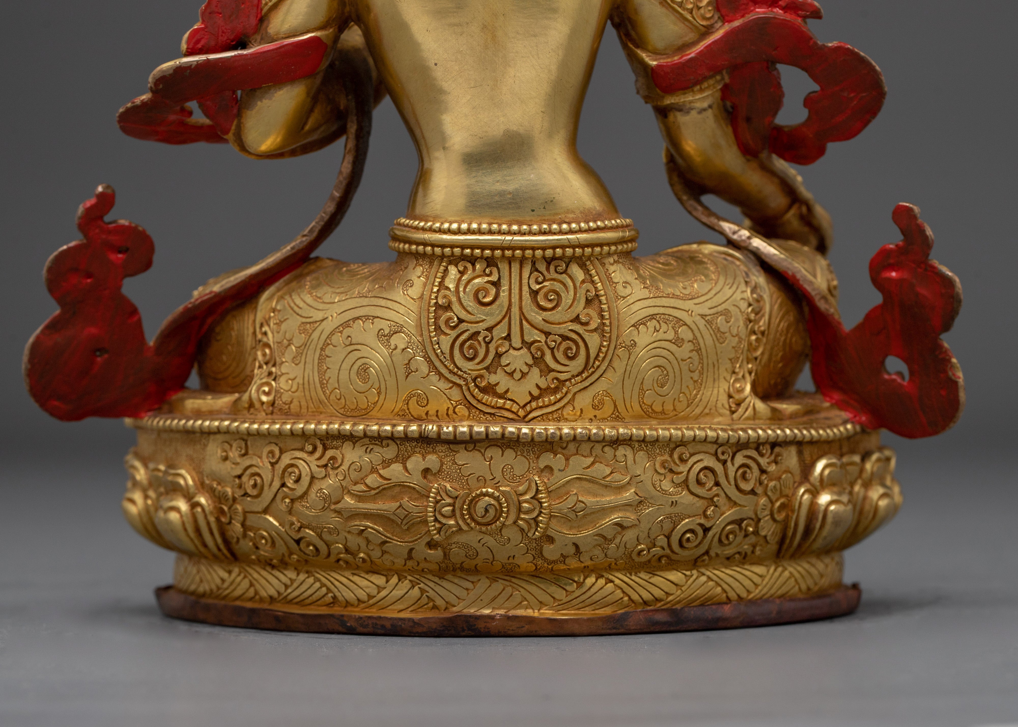 Buddhist Compassionate Goddess Shyama Tara Handmade Statue