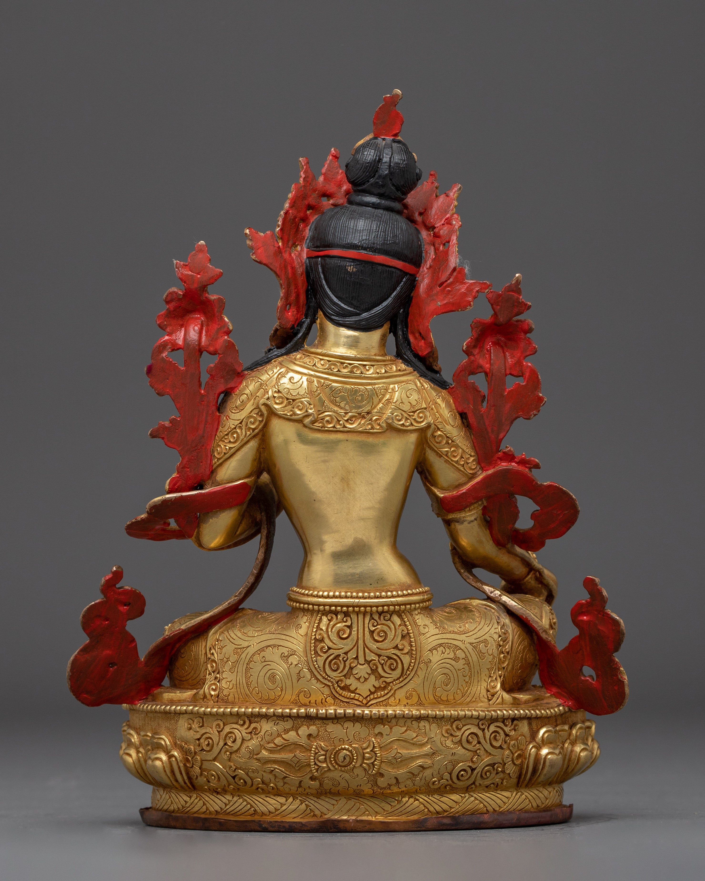 Buddhist Compassionate Goddess Shyama Tara Handmade Statue
