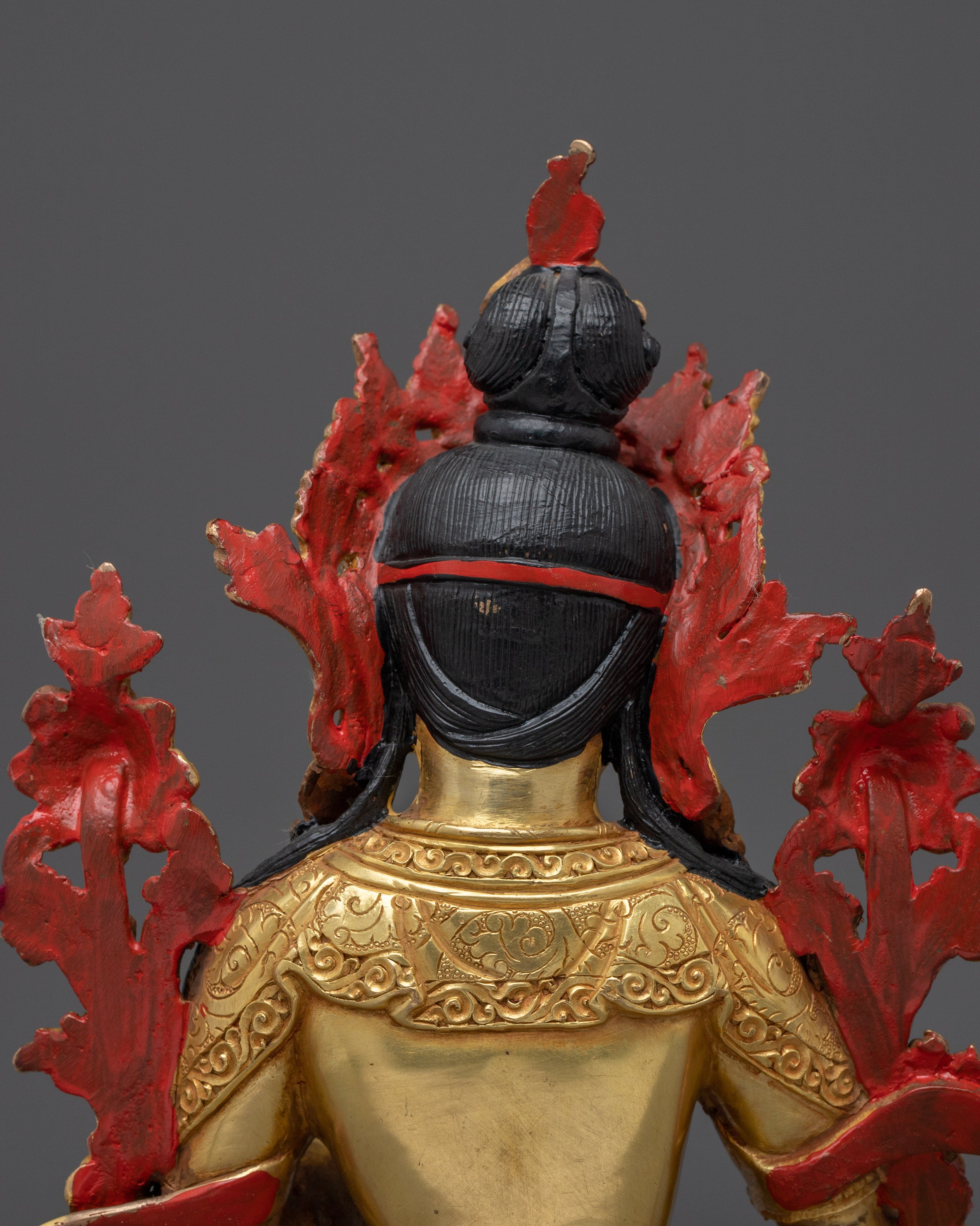 Buddhist Compassionate Goddess Shyama Tara Handmade Statue