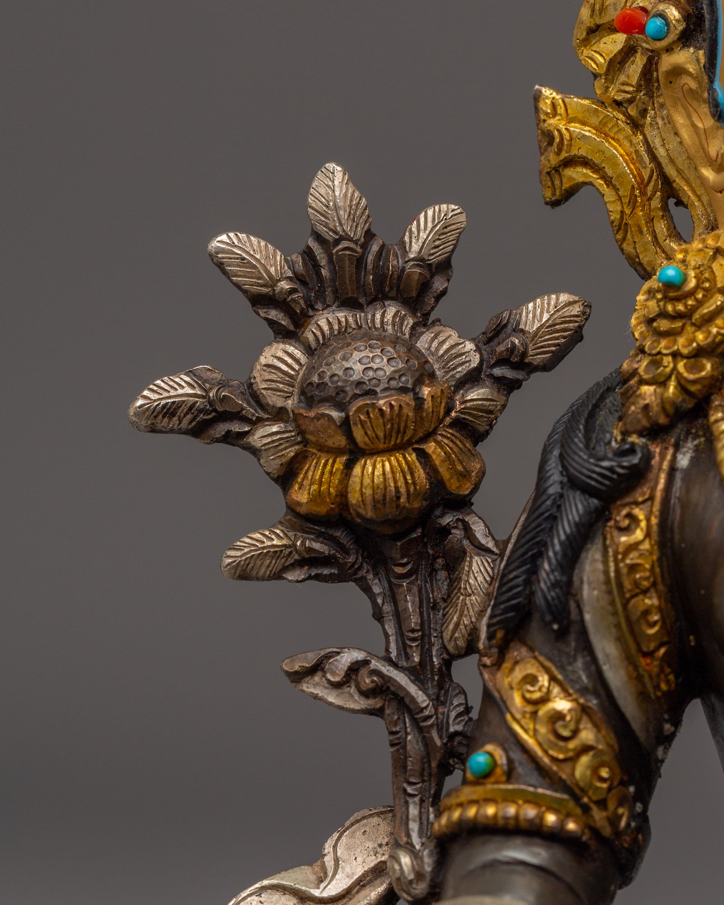 White Tara Sacred Buddhist Art | Divine Protector and Spiritual Guide