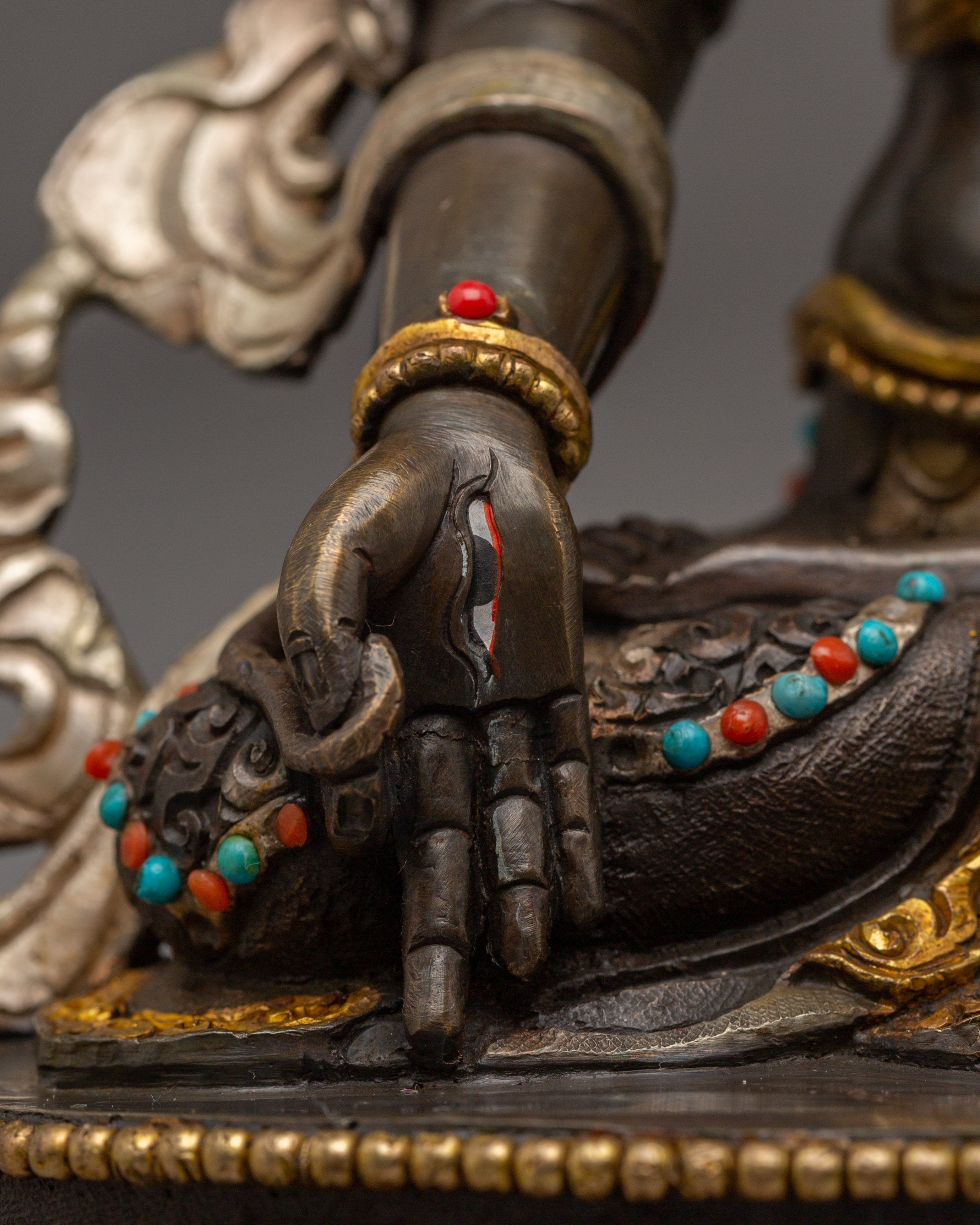 White Tara Sacred Buddhist Art | Divine Protector and Spiritual Guide