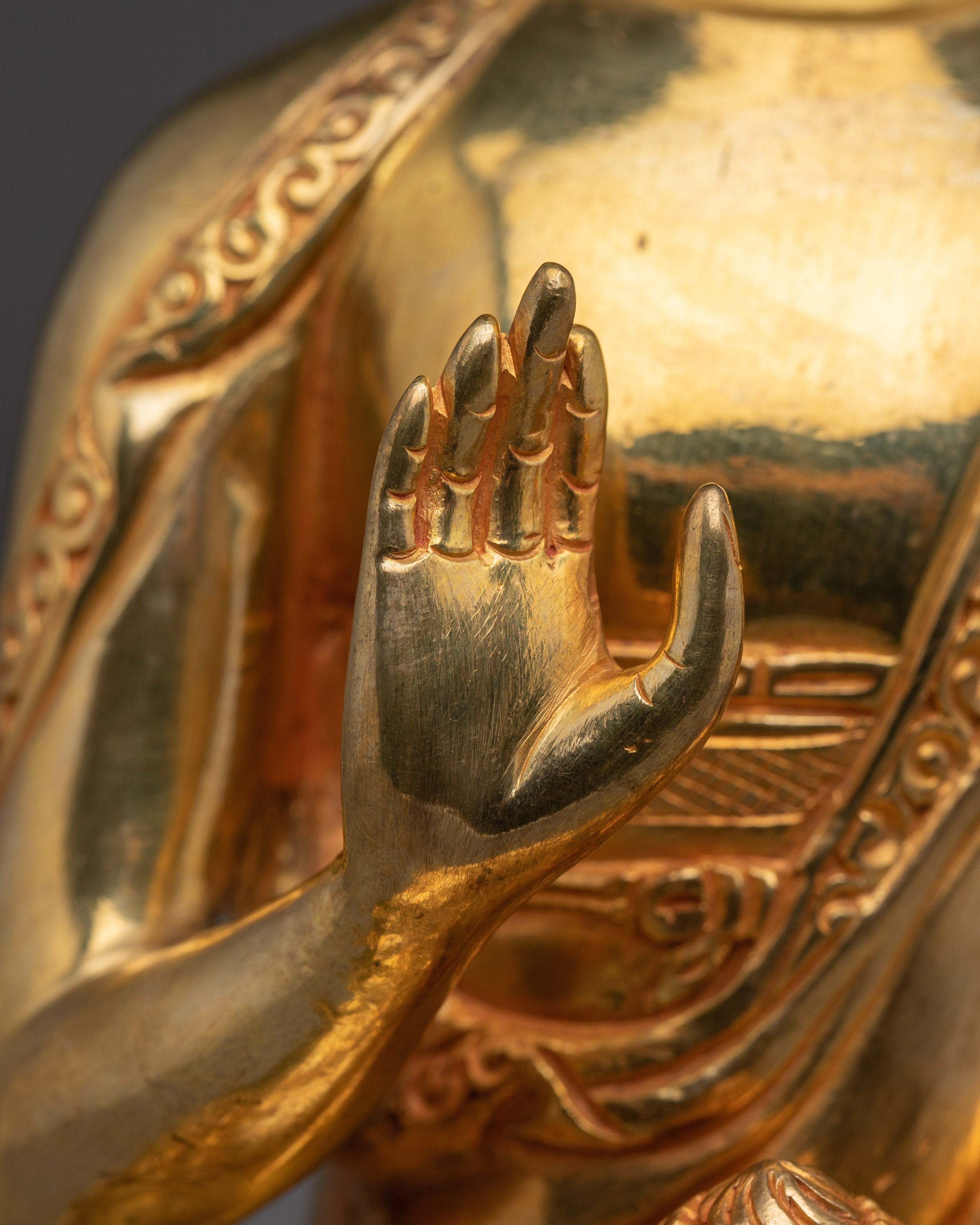 Buddhist Spiritual Amoghasiddhi Statue | One of the Five Wisdom Buddhas