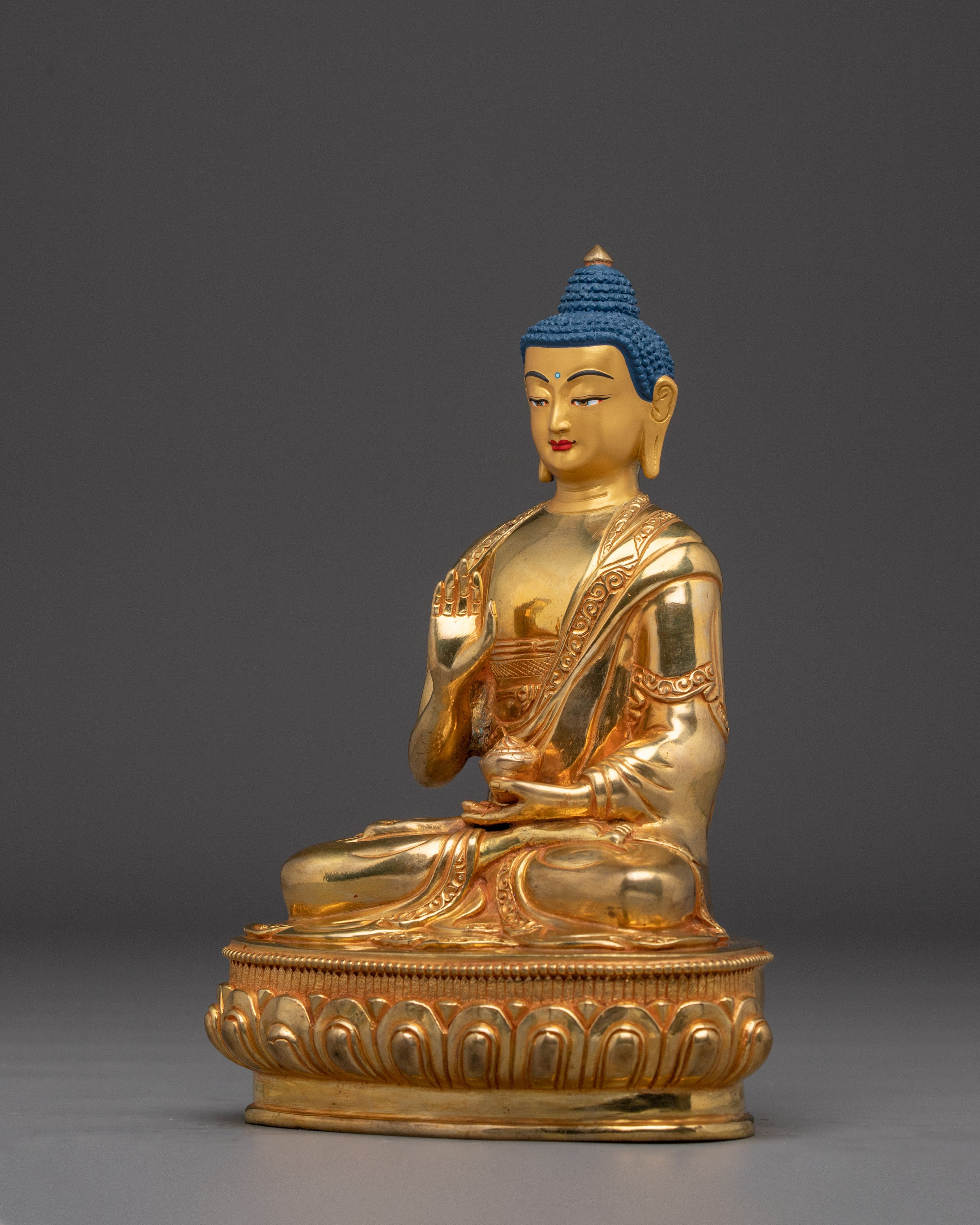 Buddhist Spiritual Amoghasiddhi Statue | One of the Five Wisdom Buddhas