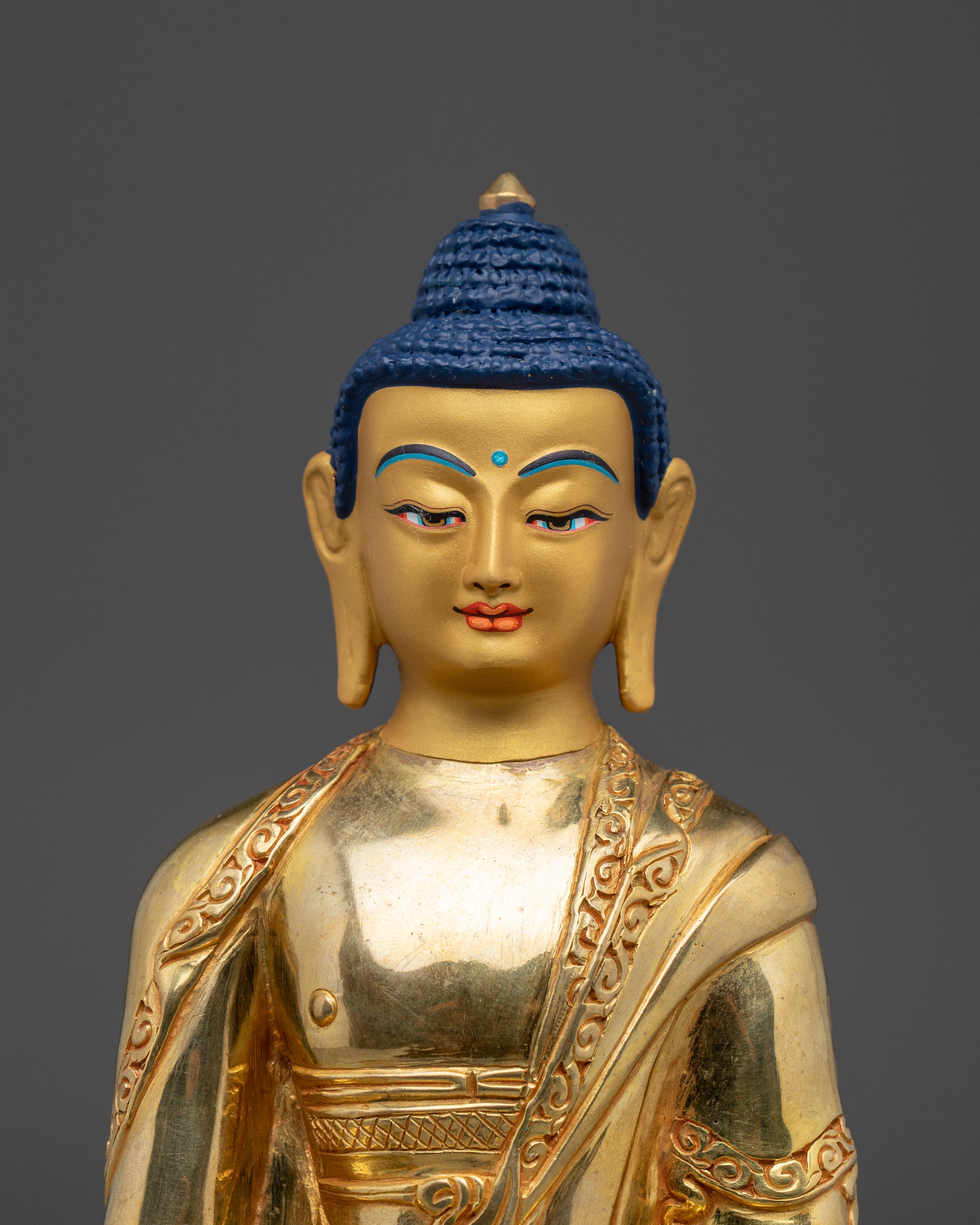 Golden Gautama Buddha Artwork | Shakyamuni Buddha - The Sage of Shakyas