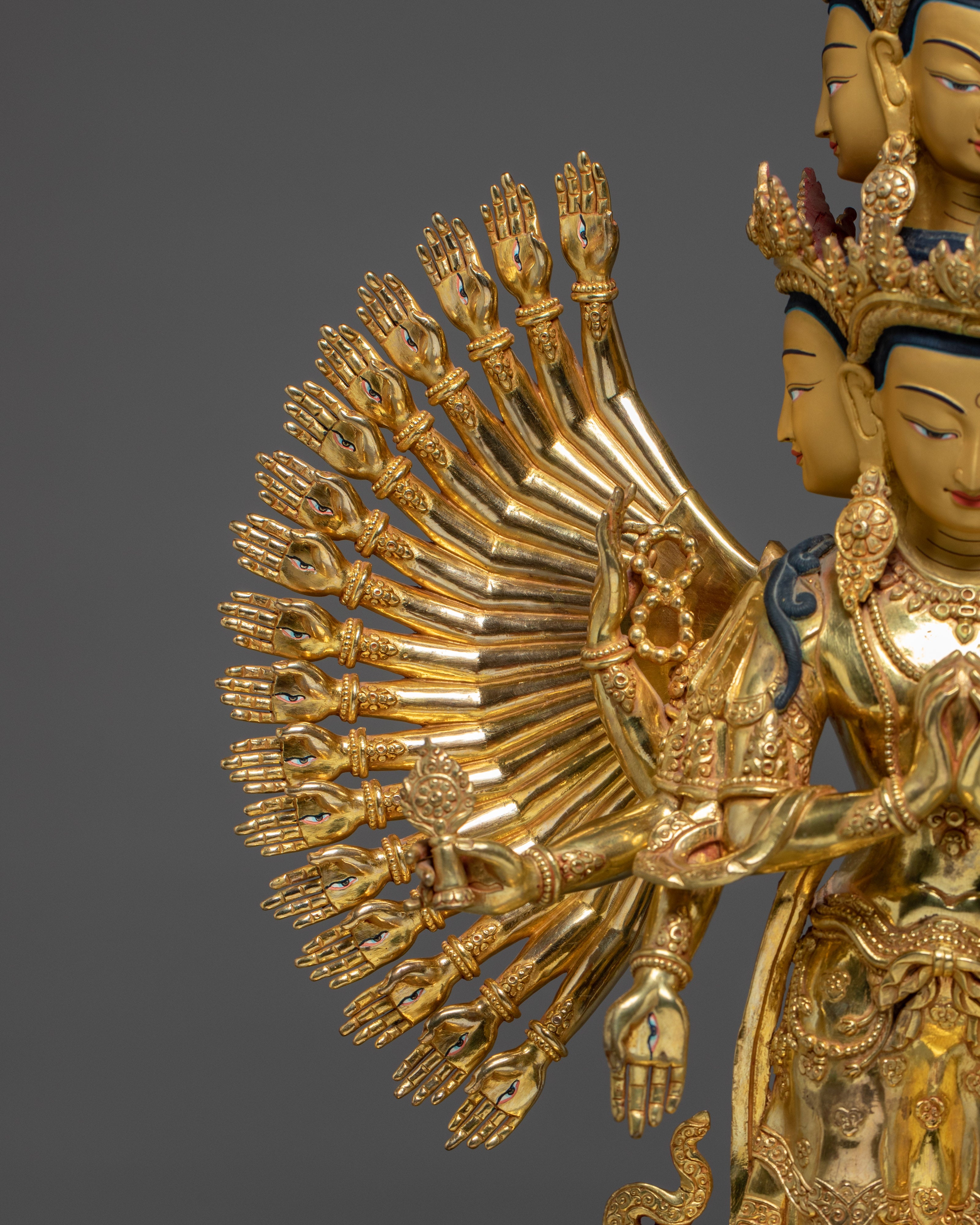 1000 Armed Chenrezig Figurine | Bodhisattva of Infinite Mercy