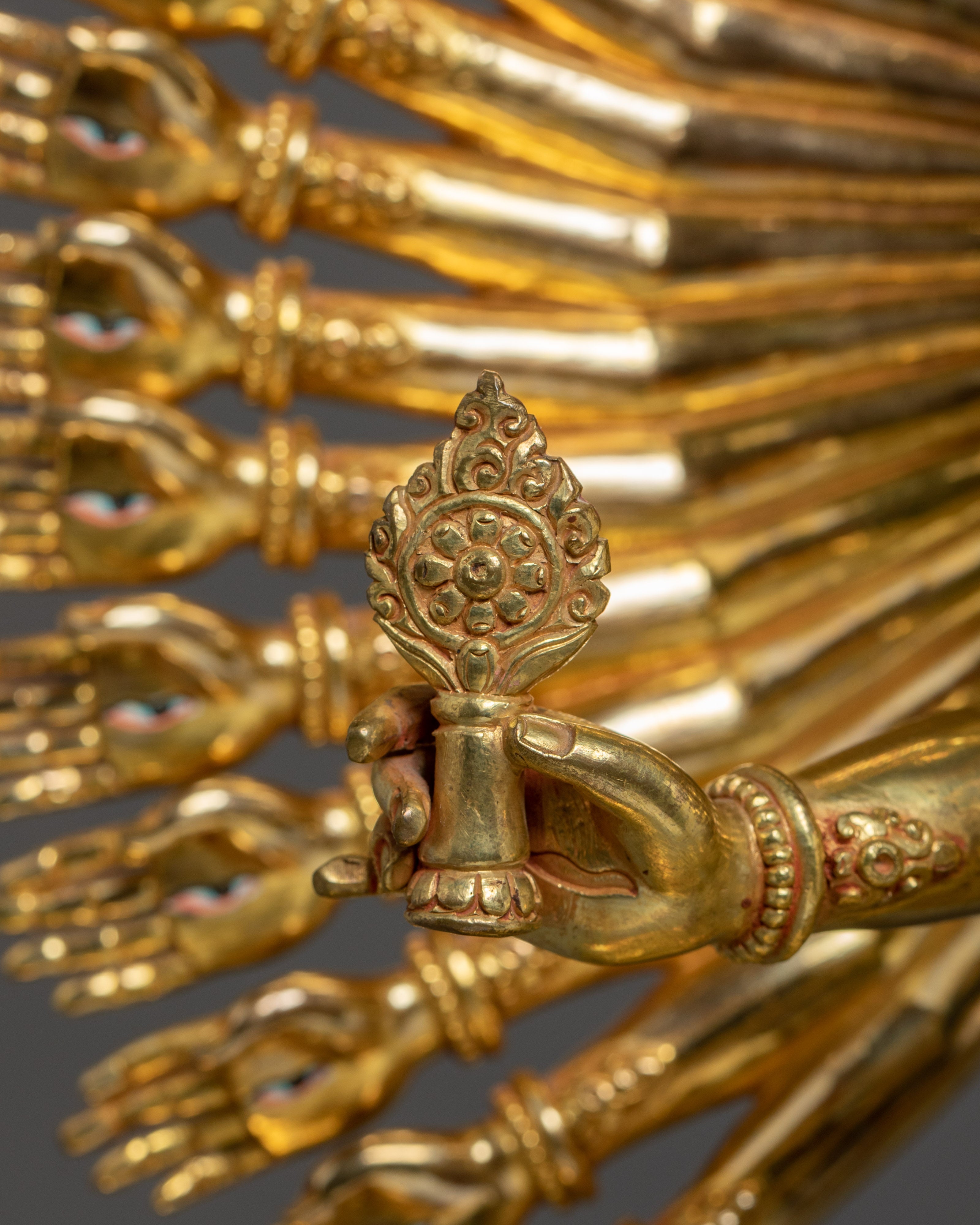 1000 Armed Chenrezig Figurine | Bodhisattva of Infinite Mercy