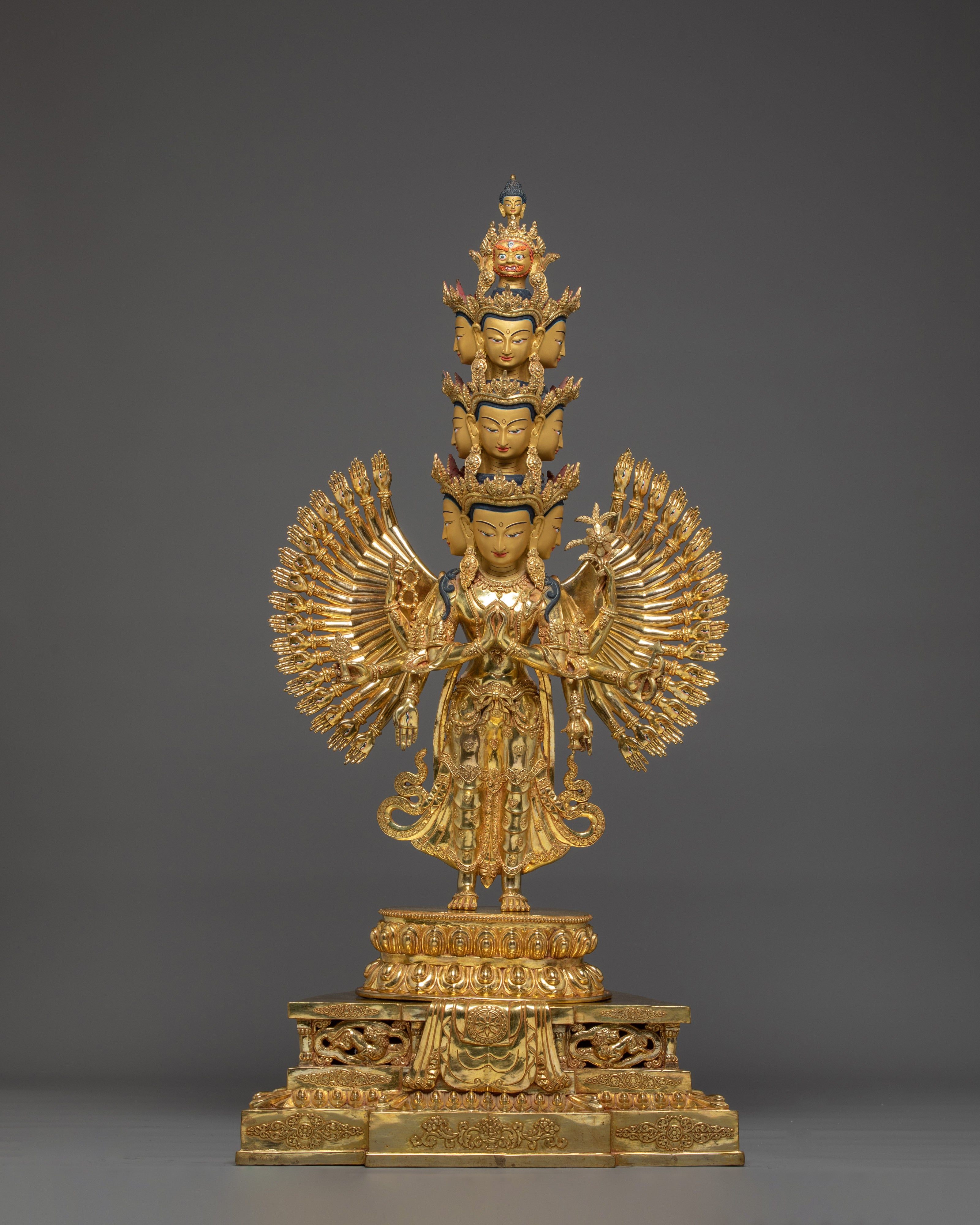 1000 Armed Chenrezig Figurine | Bodhisattva of Infinite Mercy