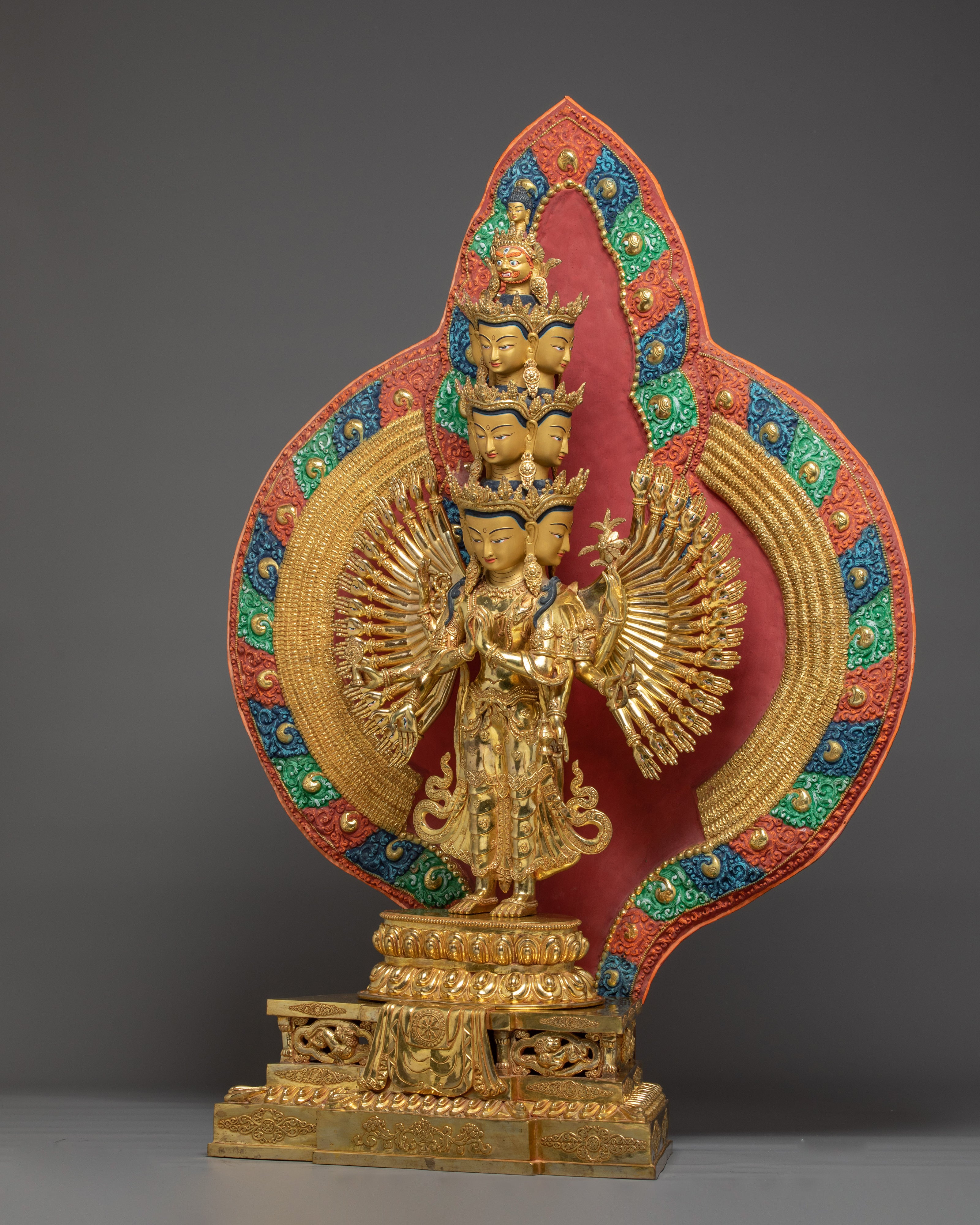 1000 Armed Chenrezig Figurine | Bodhisattva of Infinite Mercy