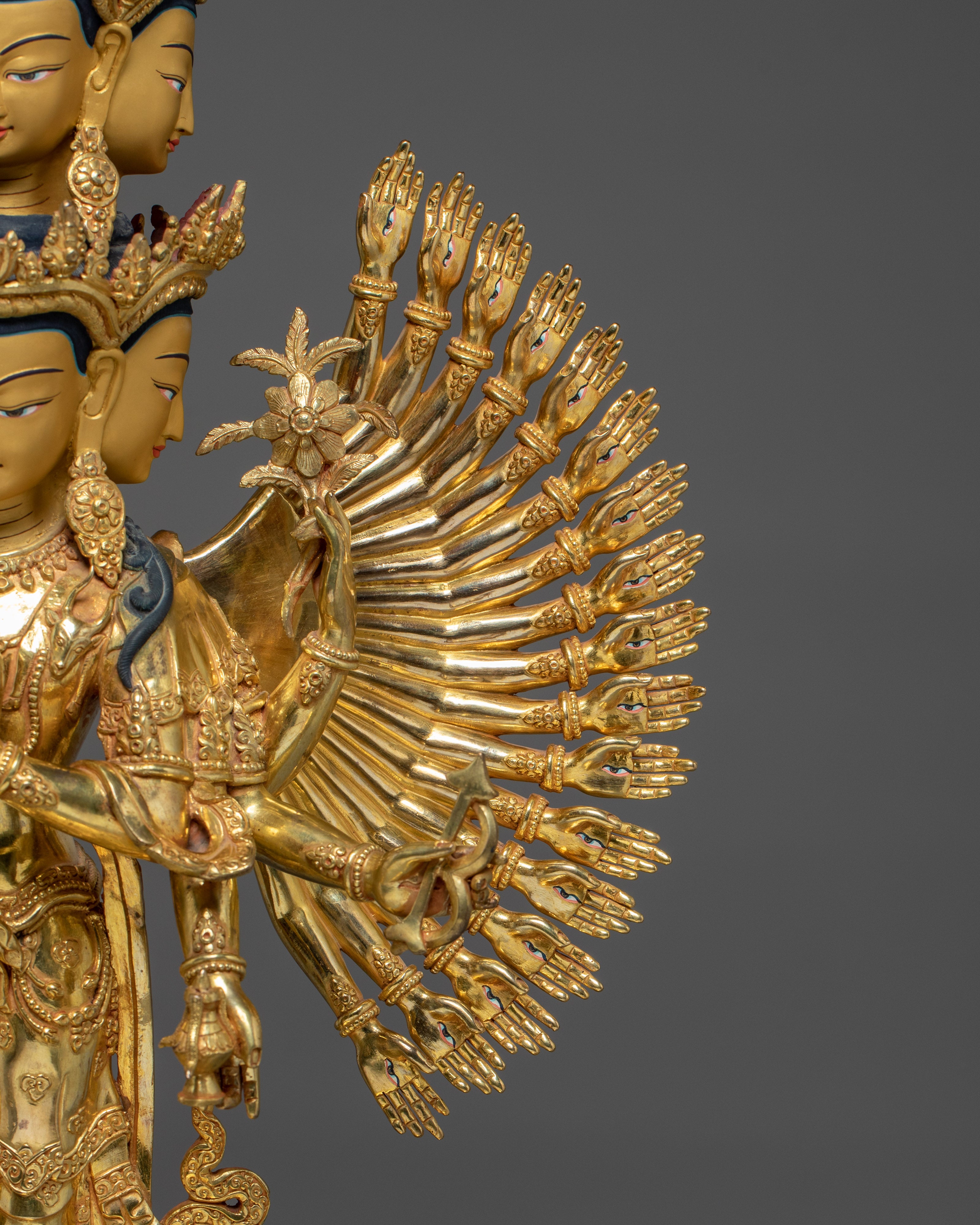 1000 Armed Chenrezig Figurine | Bodhisattva of Infinite Mercy