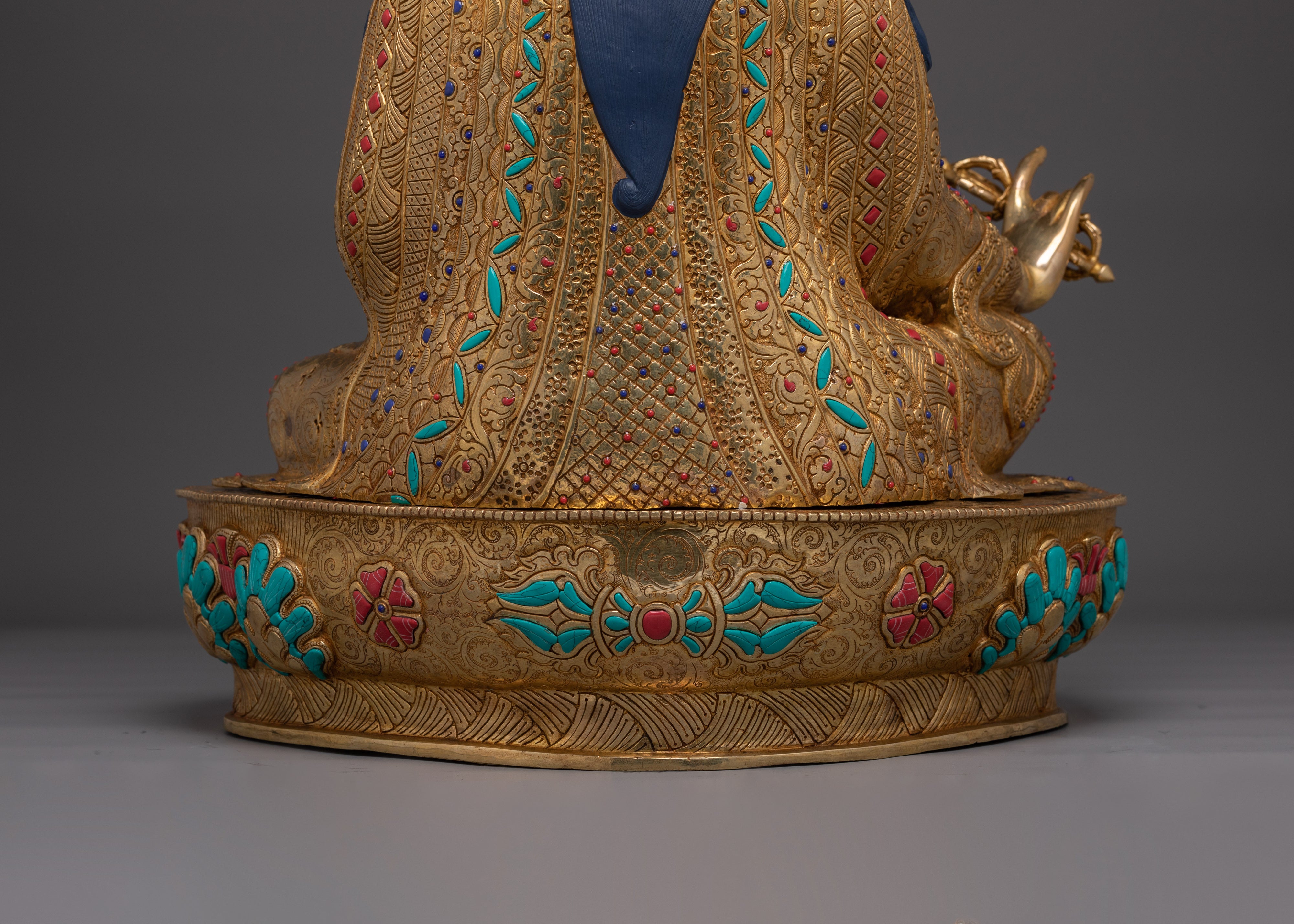 Vajrayana Teacher Guru Rinpoche Statue | Buddhist Master Sculpture