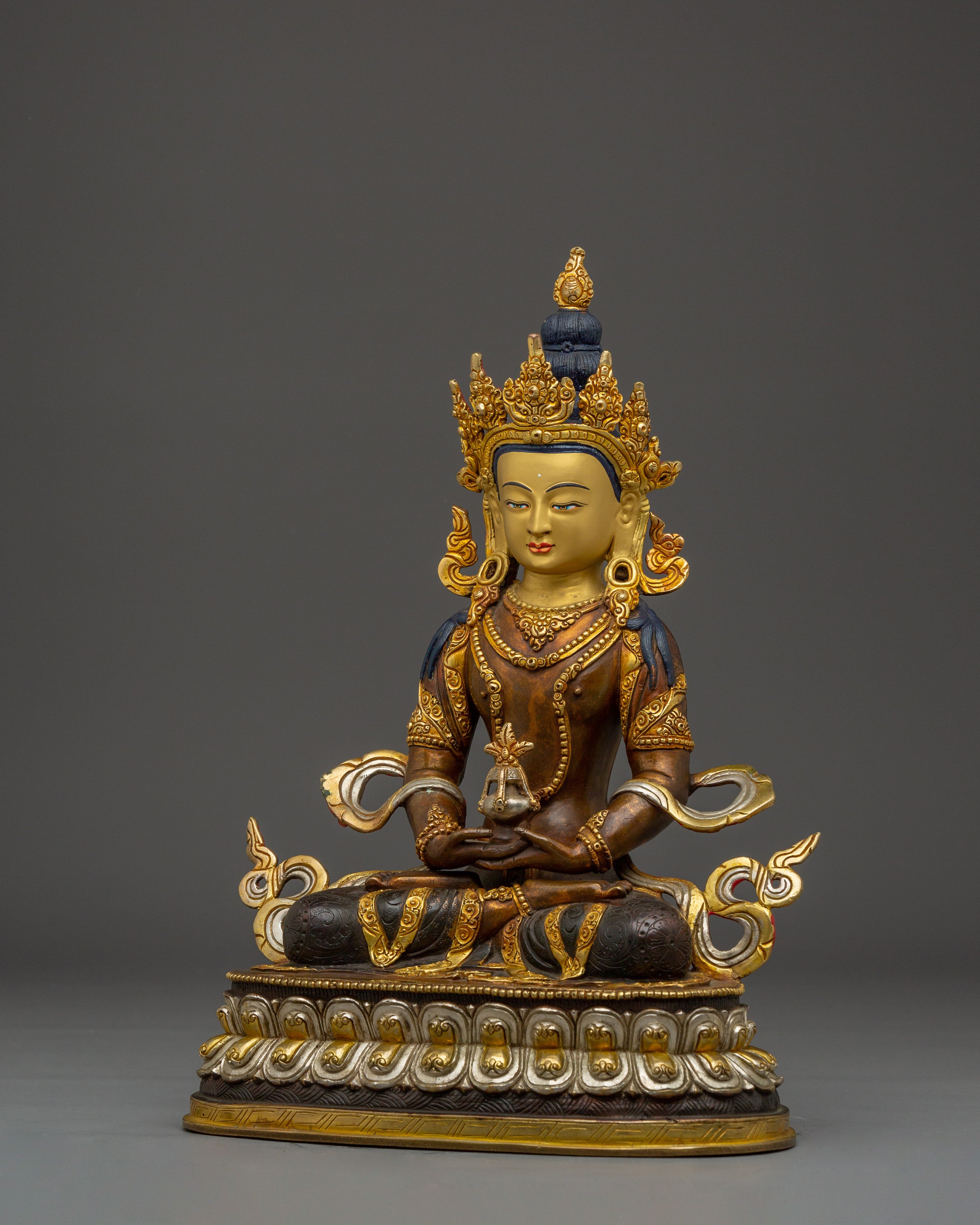 Sacred Buddhist Art of Amitayus | Life-Extending Buddha