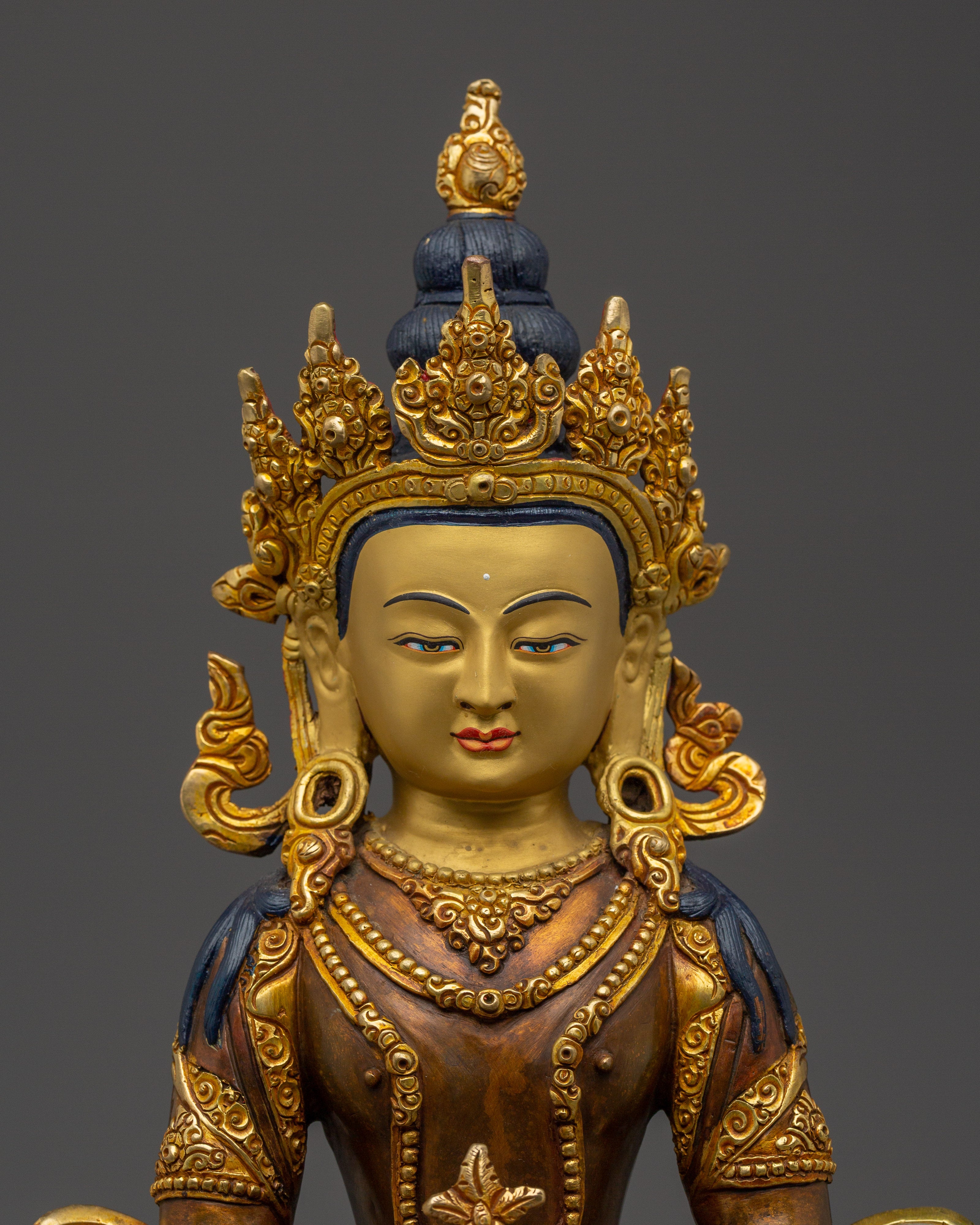 Sacred Buddhist Art of Amitayus | Life-Extending Buddha