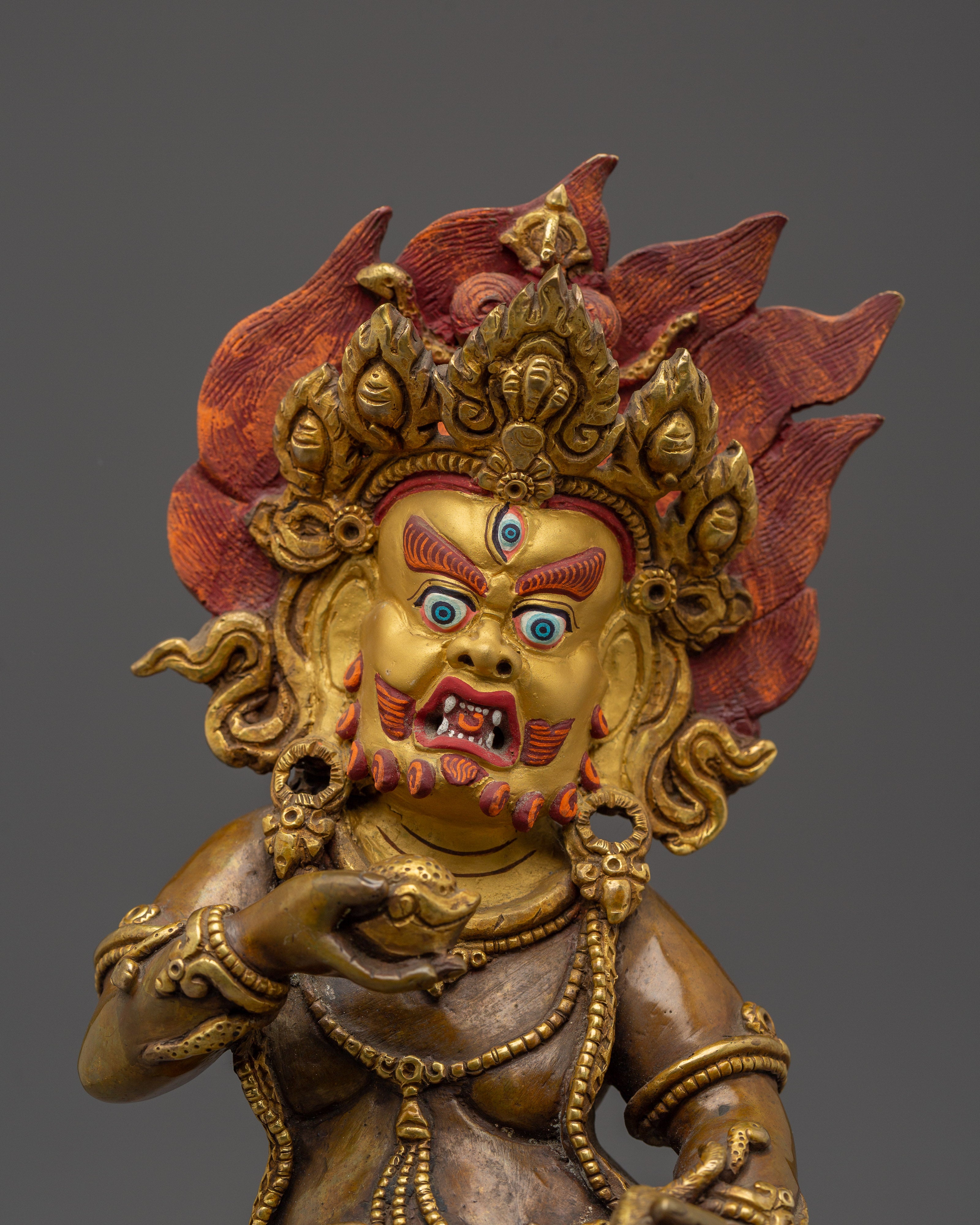 Wealth Lord Black Dzambhala Statue | Symbol of Abundance