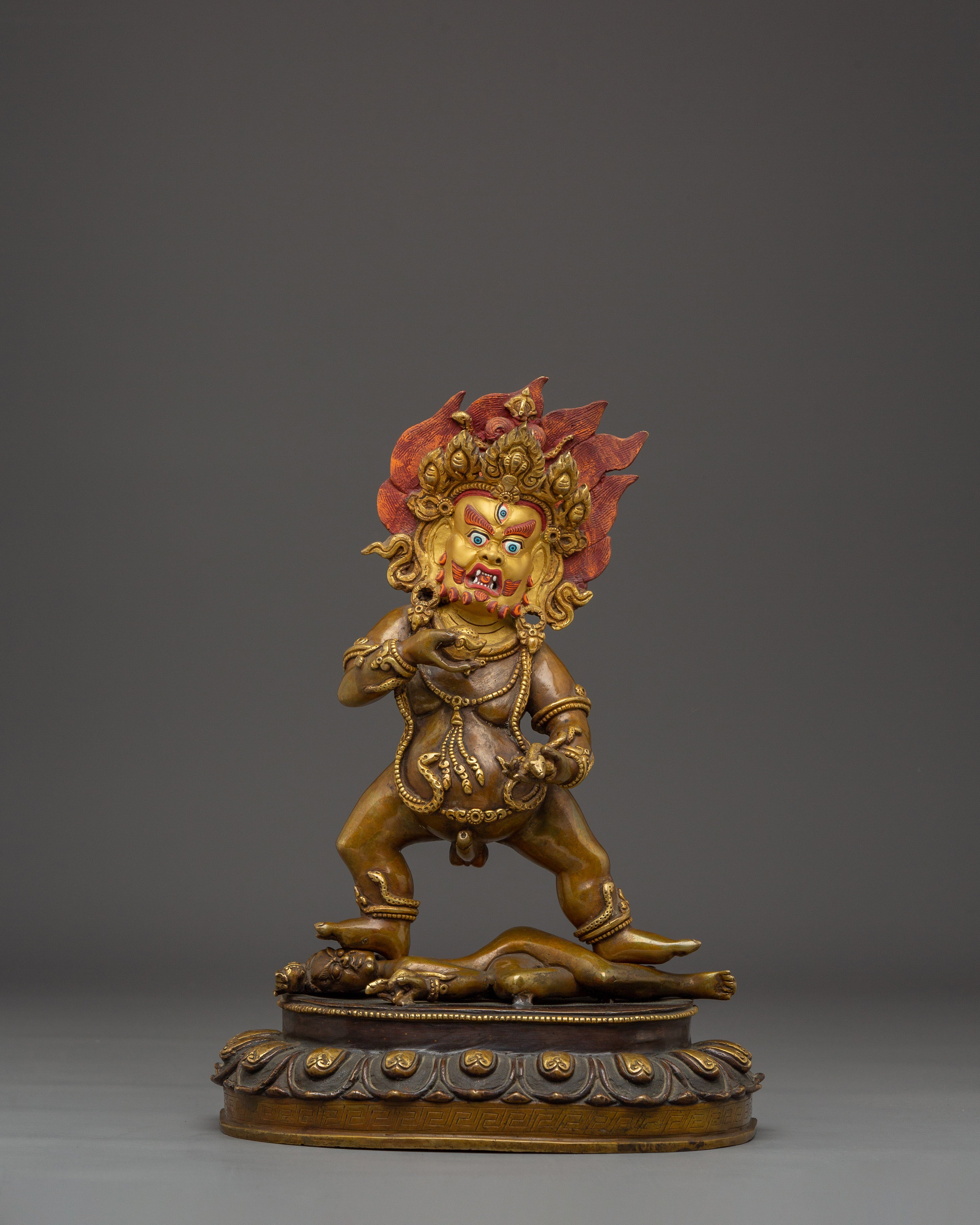 Wealth Lord Black Dzambhala Statue | Symbol of Abundance