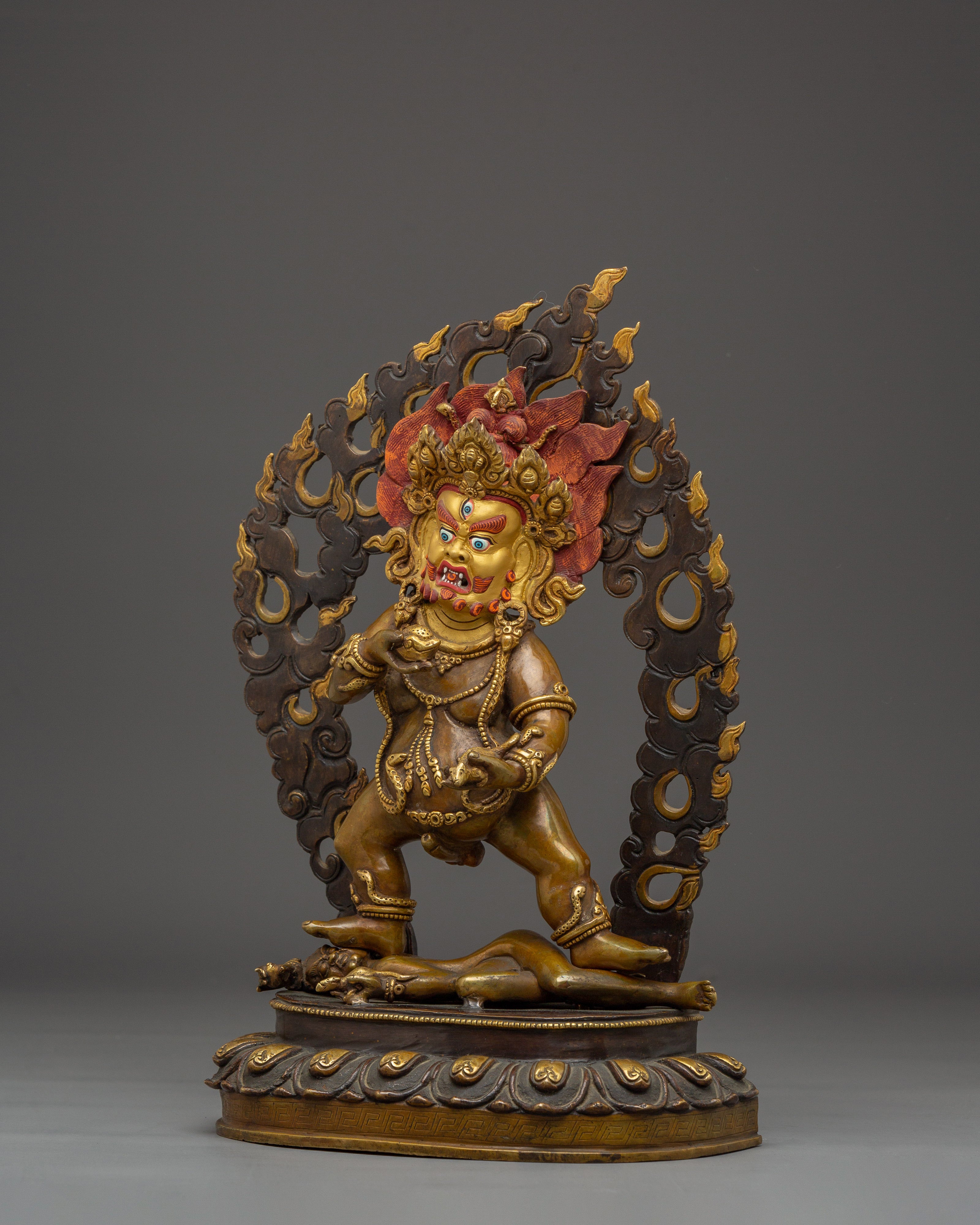 Wealth Lord Black Dzambhala Statue | Symbol of Abundance