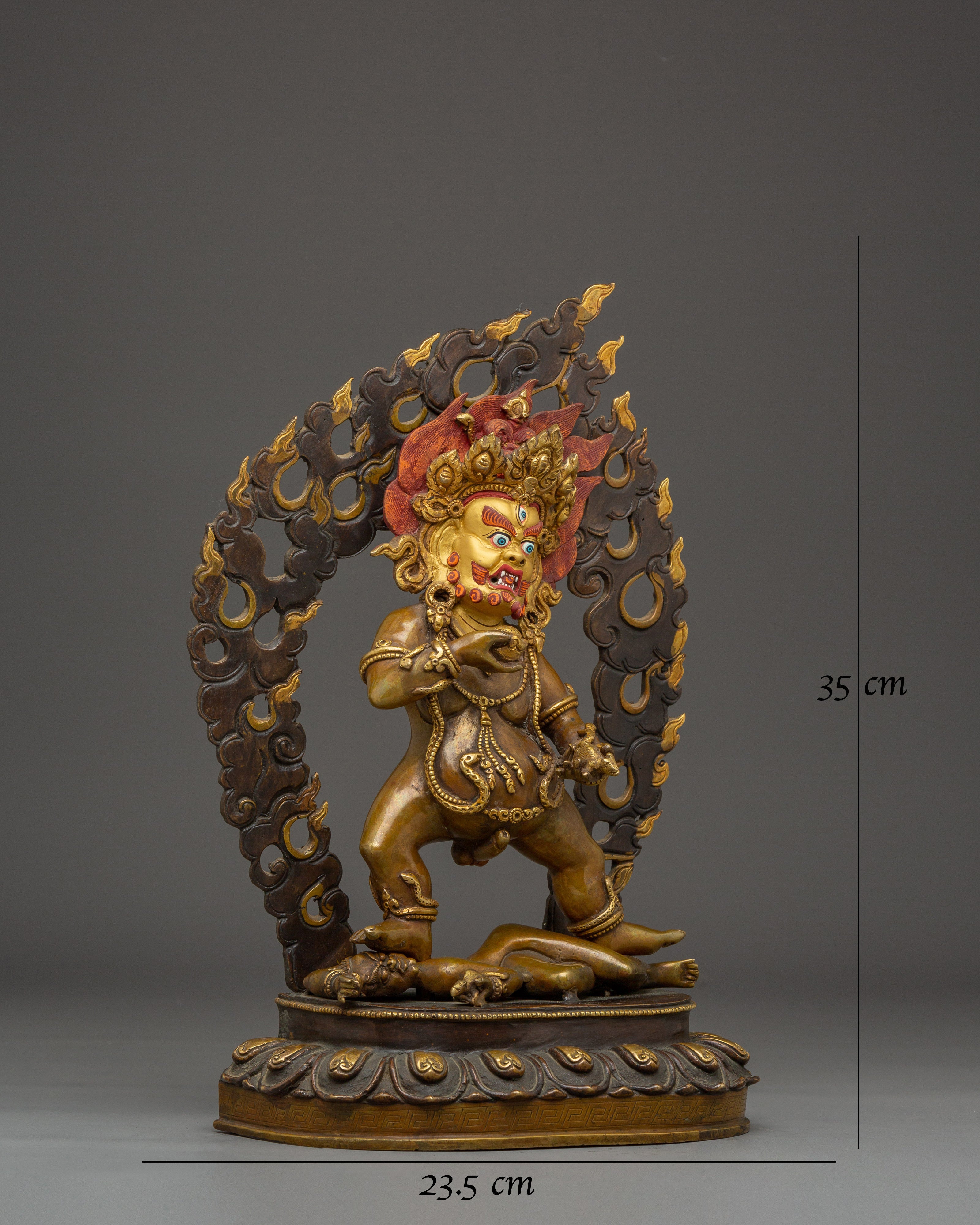 Wealth Lord Black Dzambhala Statue