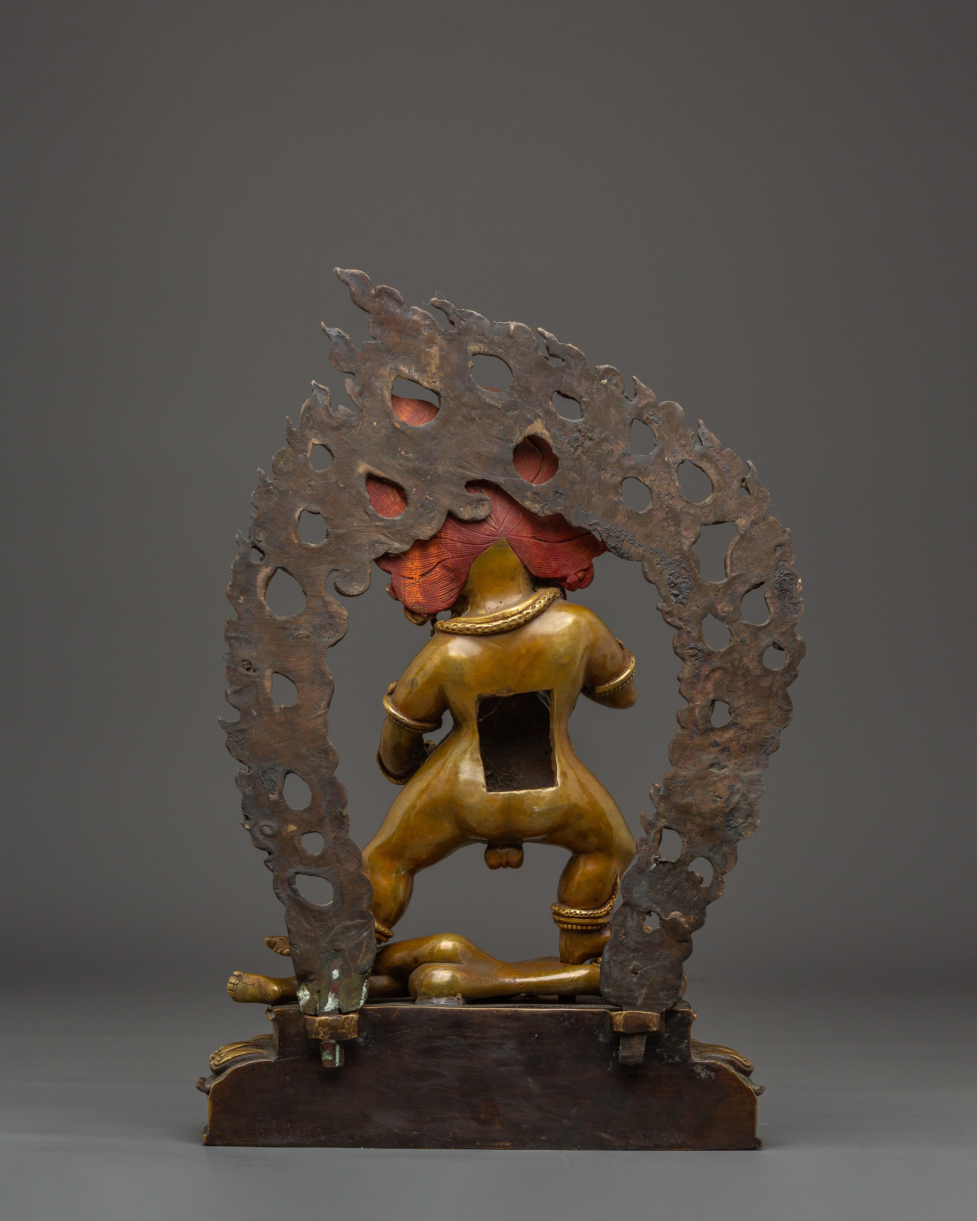 Wealth Lord Black Dzambhala Statue | Symbol of Abundance