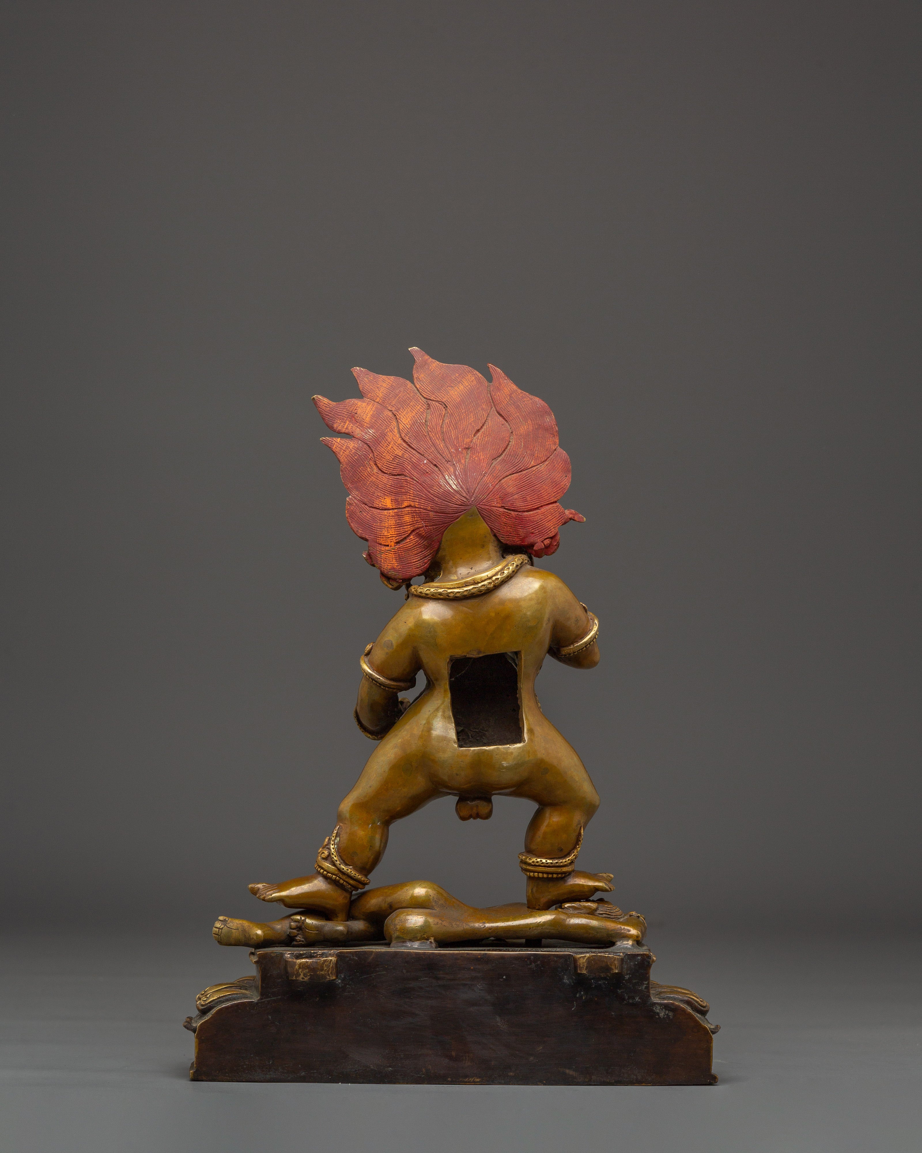 Wealth Lord Black Dzambhala Statue | Symbol of Abundance