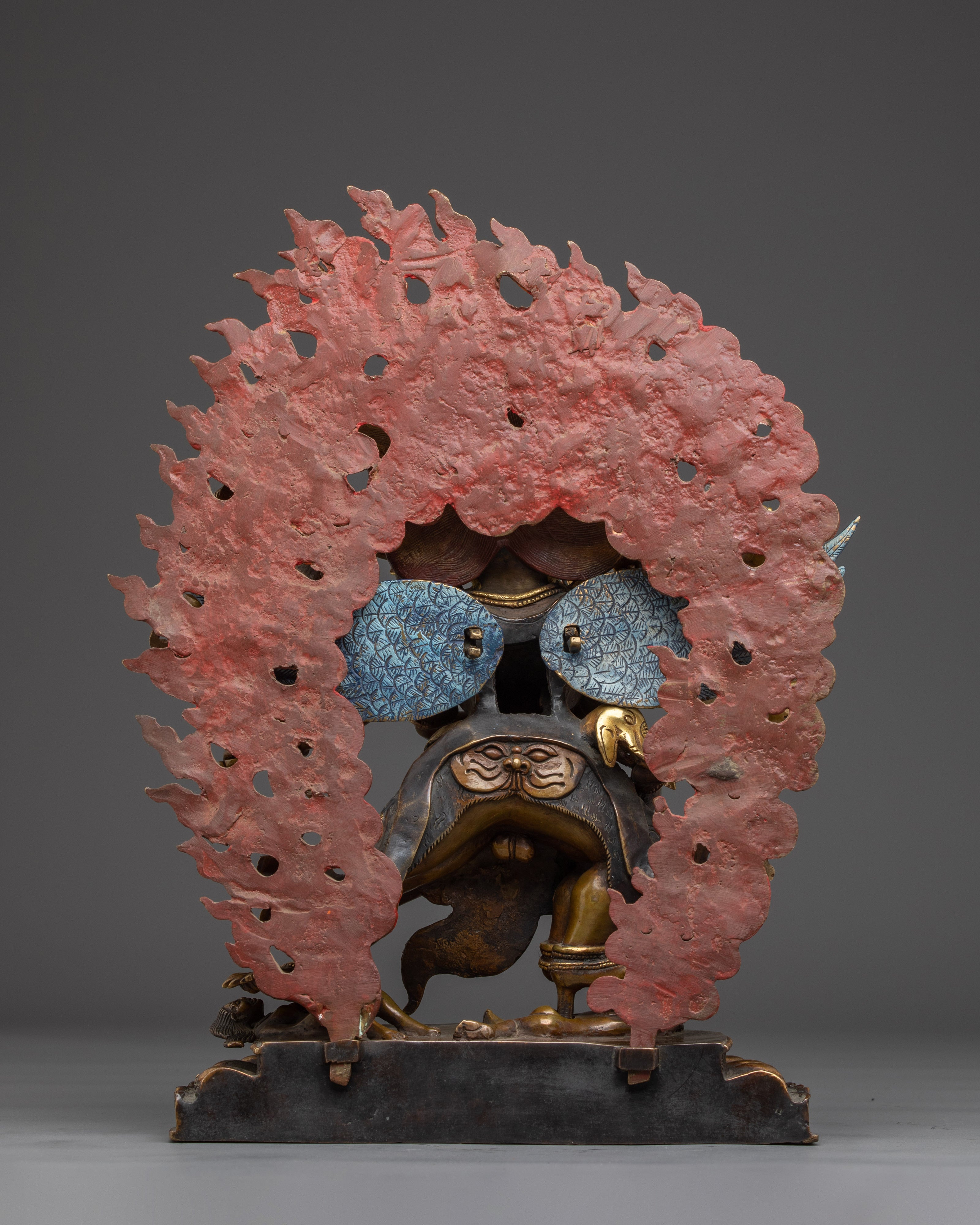 Vajrakilaya Statue 24K Gold Gilded | Obstacle Removal, and Energetic Protection