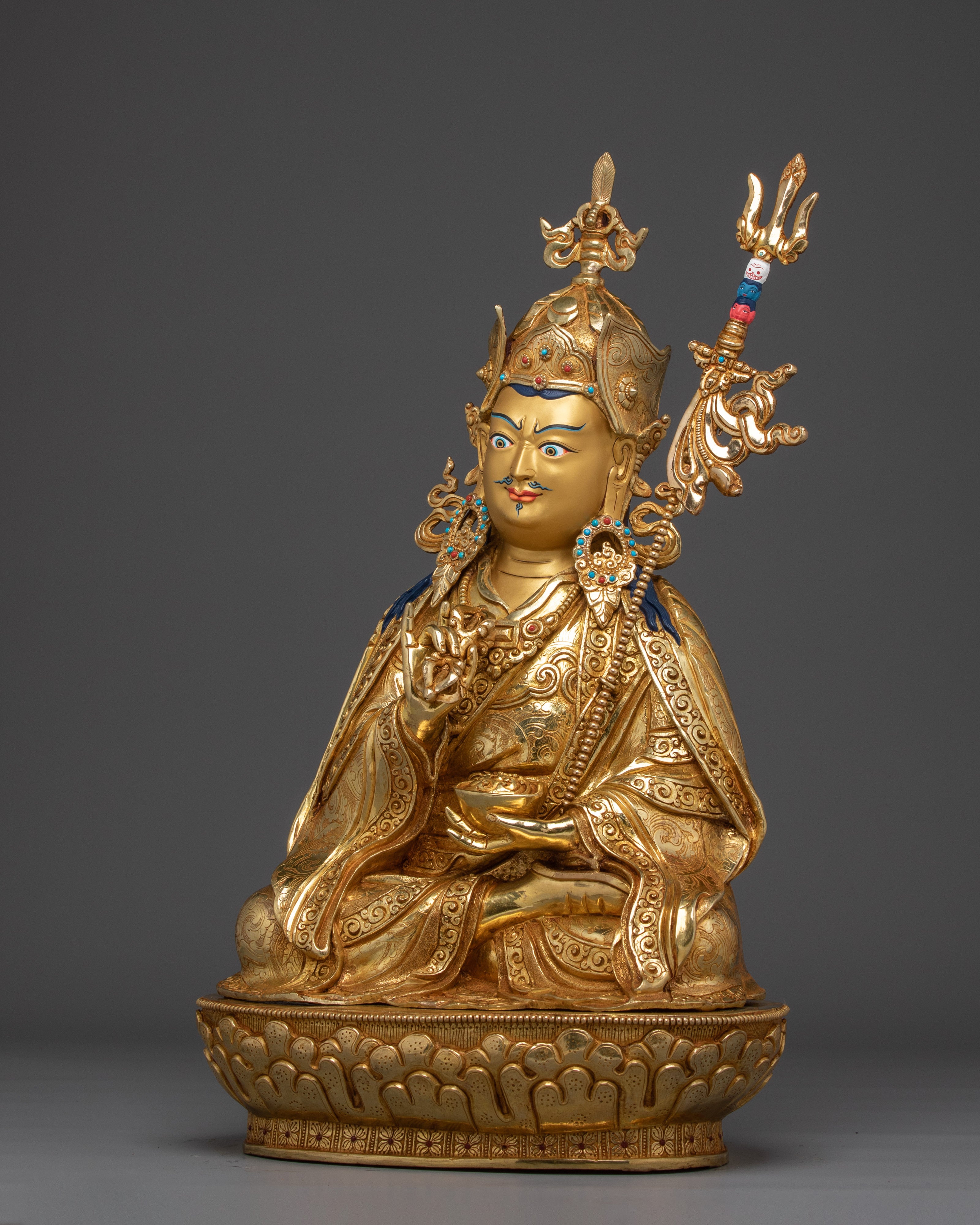 Guru Tsokye Sculpture | Padmasambhava Wrathful Form