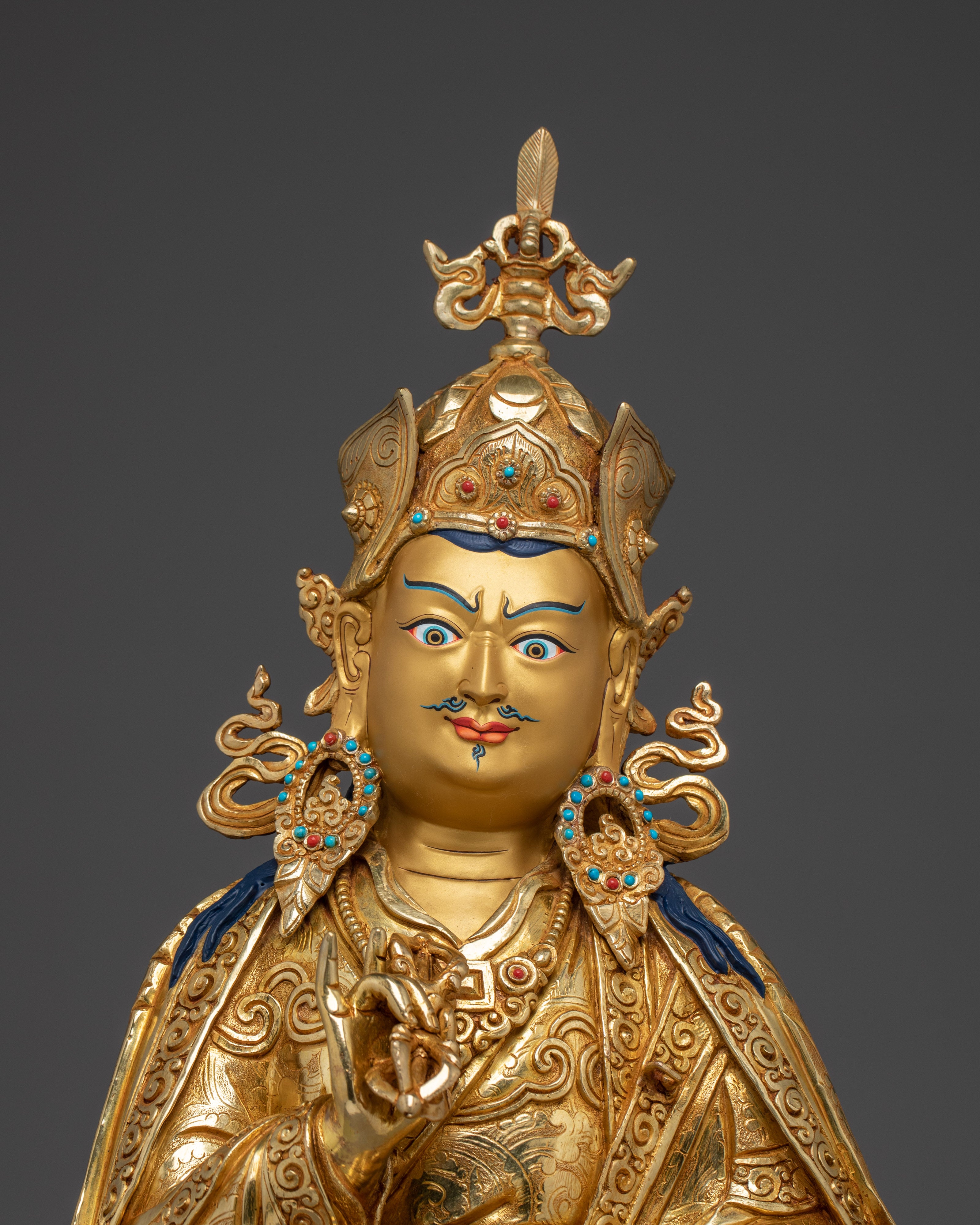 Guru Tsokye Sculpture | Padmasambhava Wrathful Form