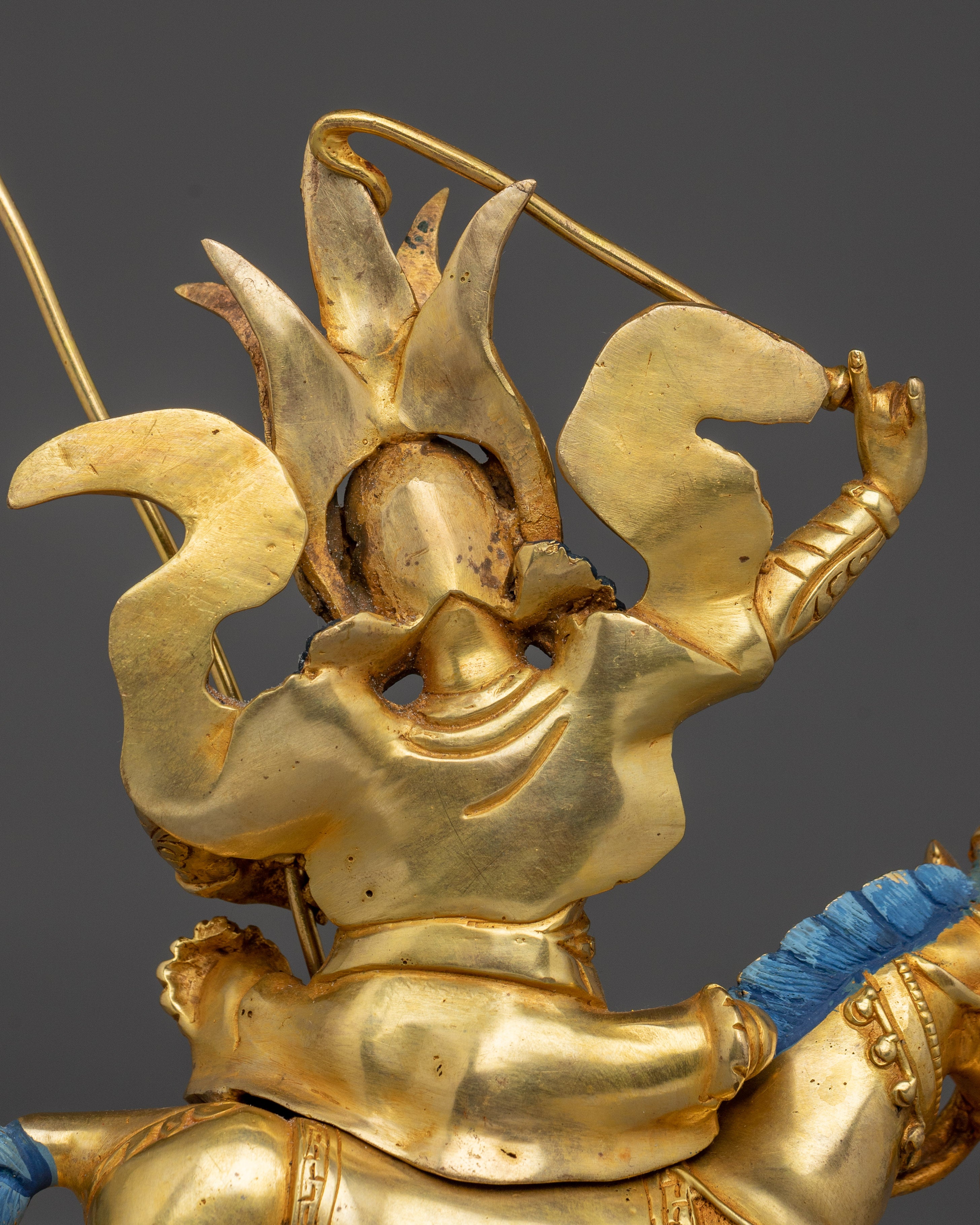 Tibetan Warrior King Gesar Statue | Protector of the Dharma