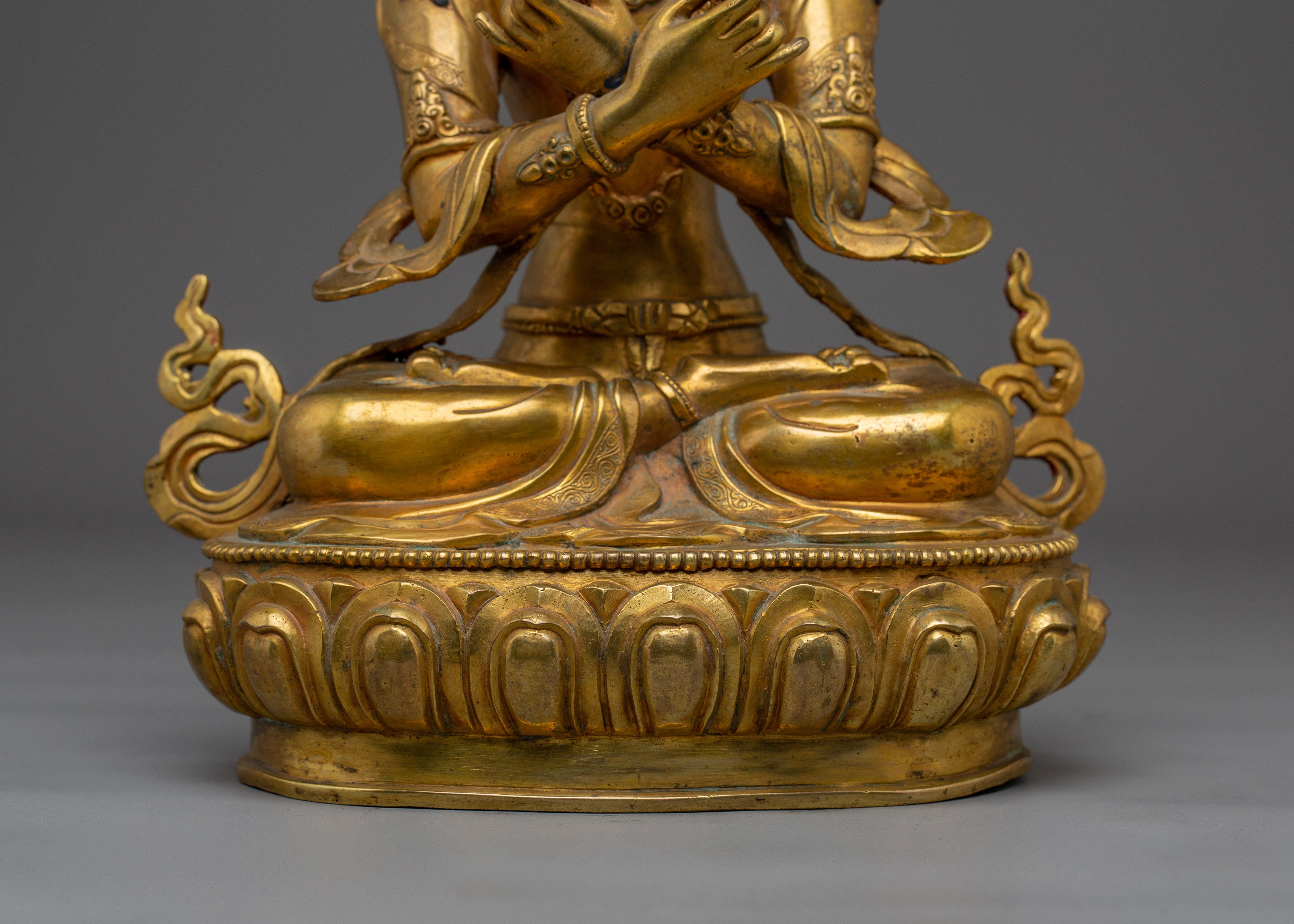 Golden Statue of Vajradhara | Primordial Buddha