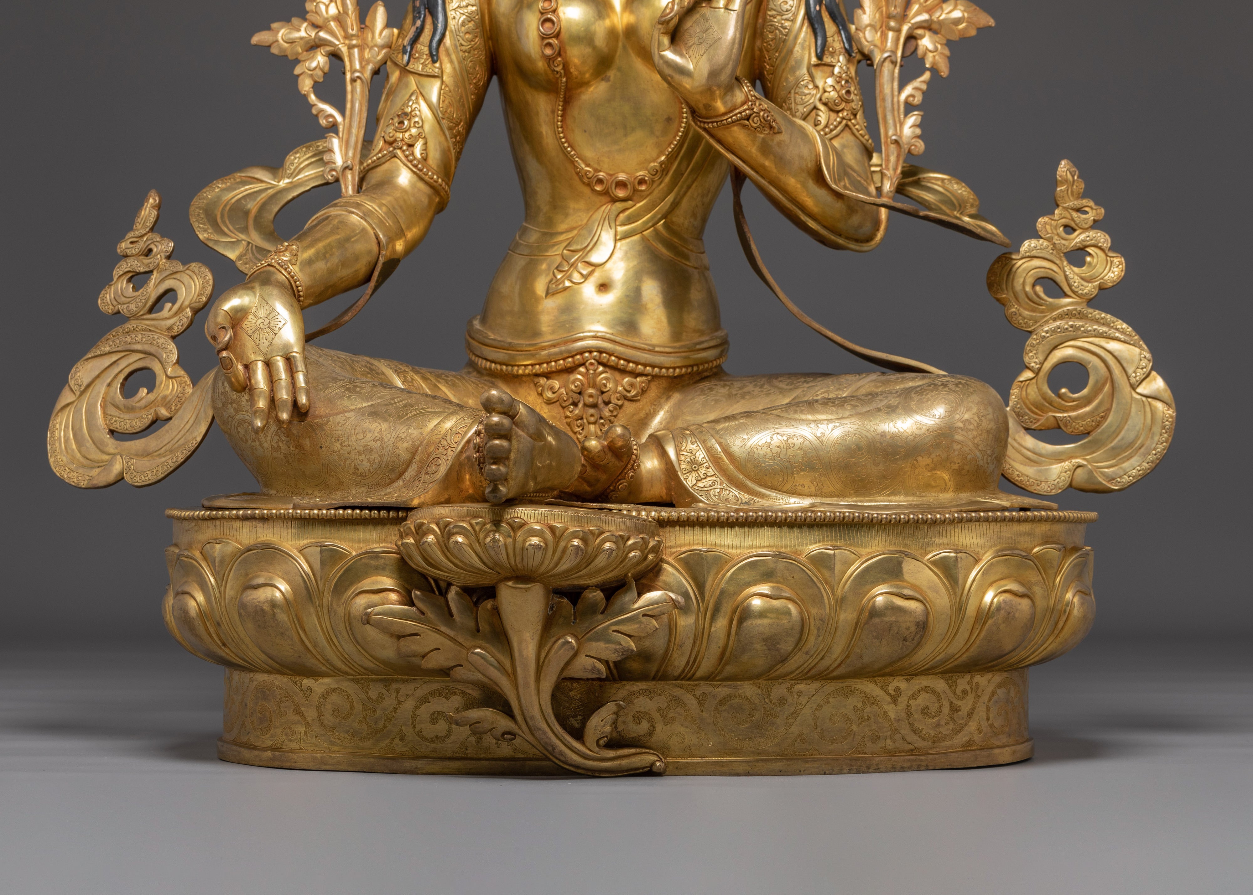 Radiant Statue of Green Tara | Shyama Tara - Mother of Liberation