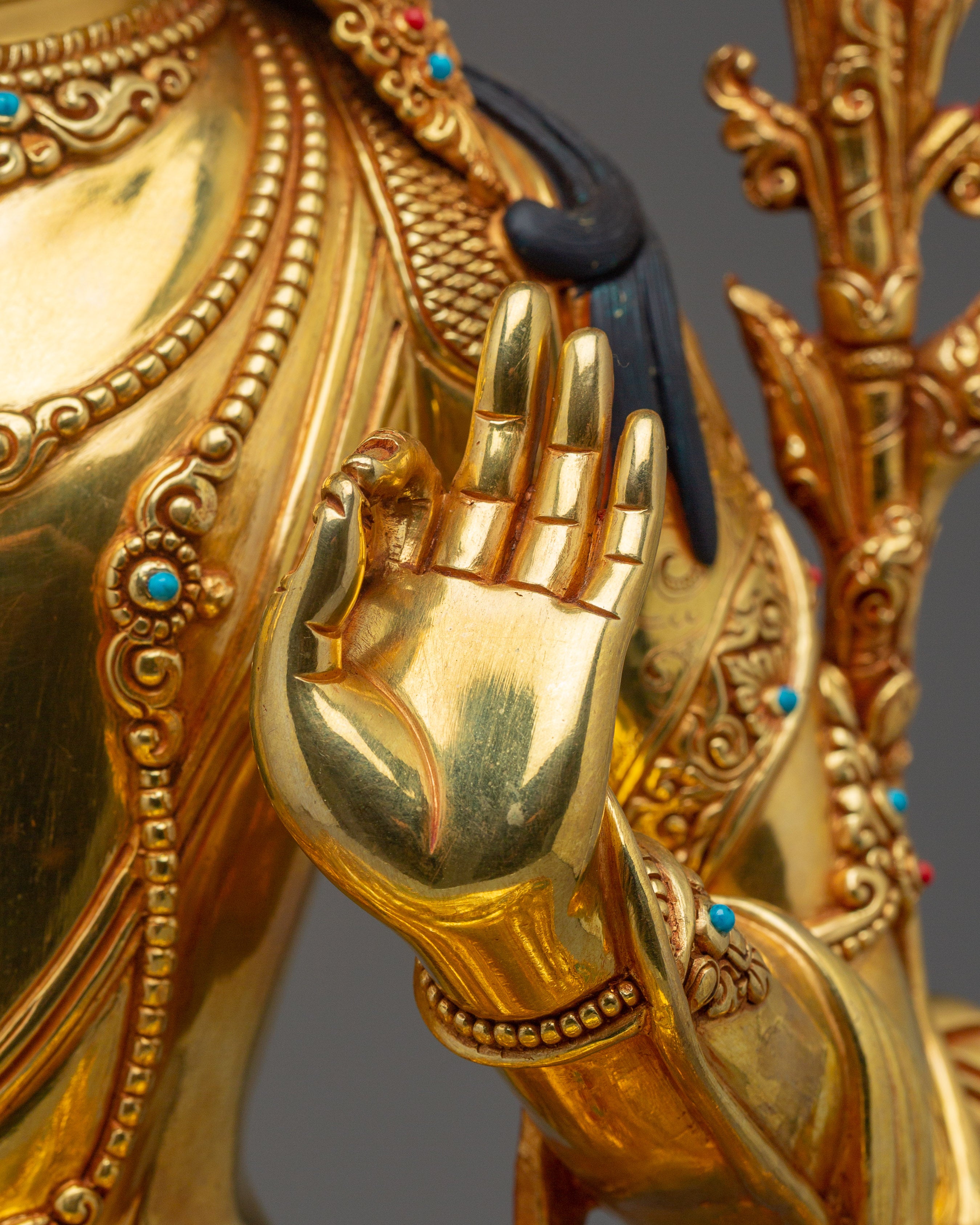 Dharma Protector Manjushri Sculpture | Bodhisattva of Knowledge