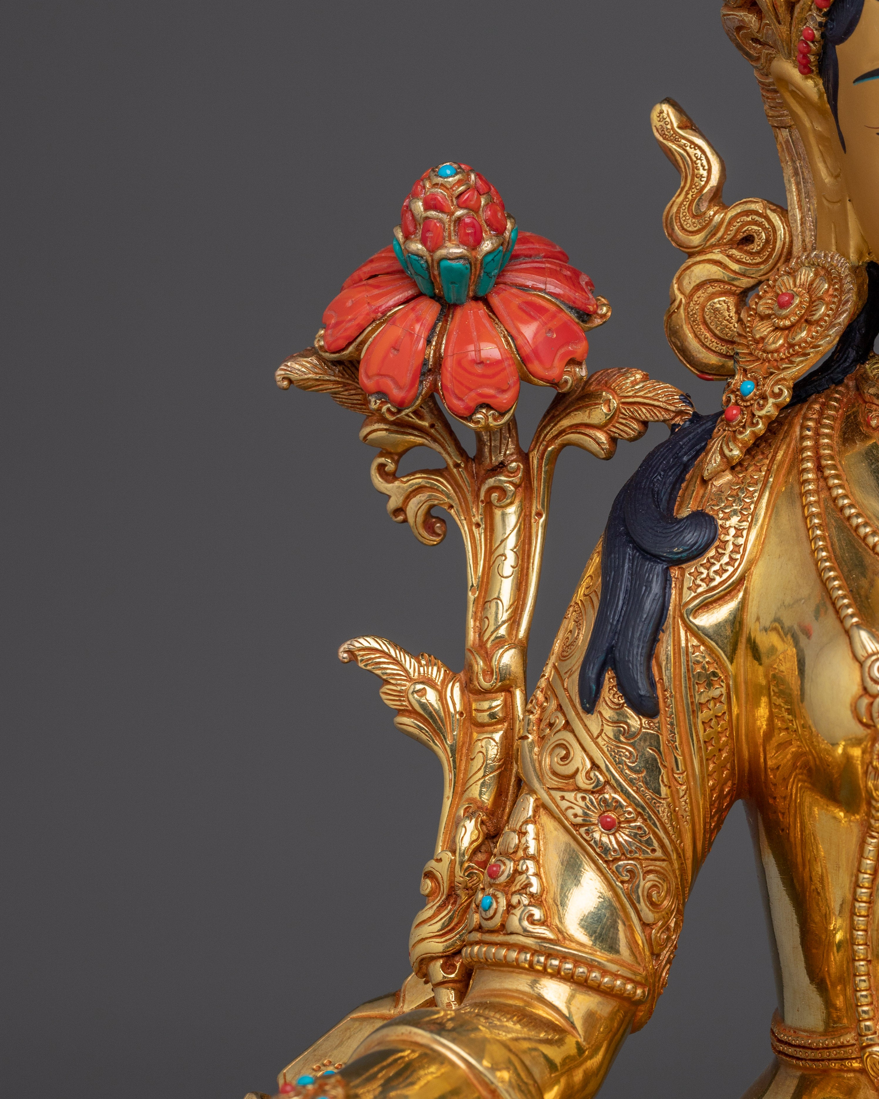 Protector Goddess Green Tara Figurine | Mother of All Buddhas