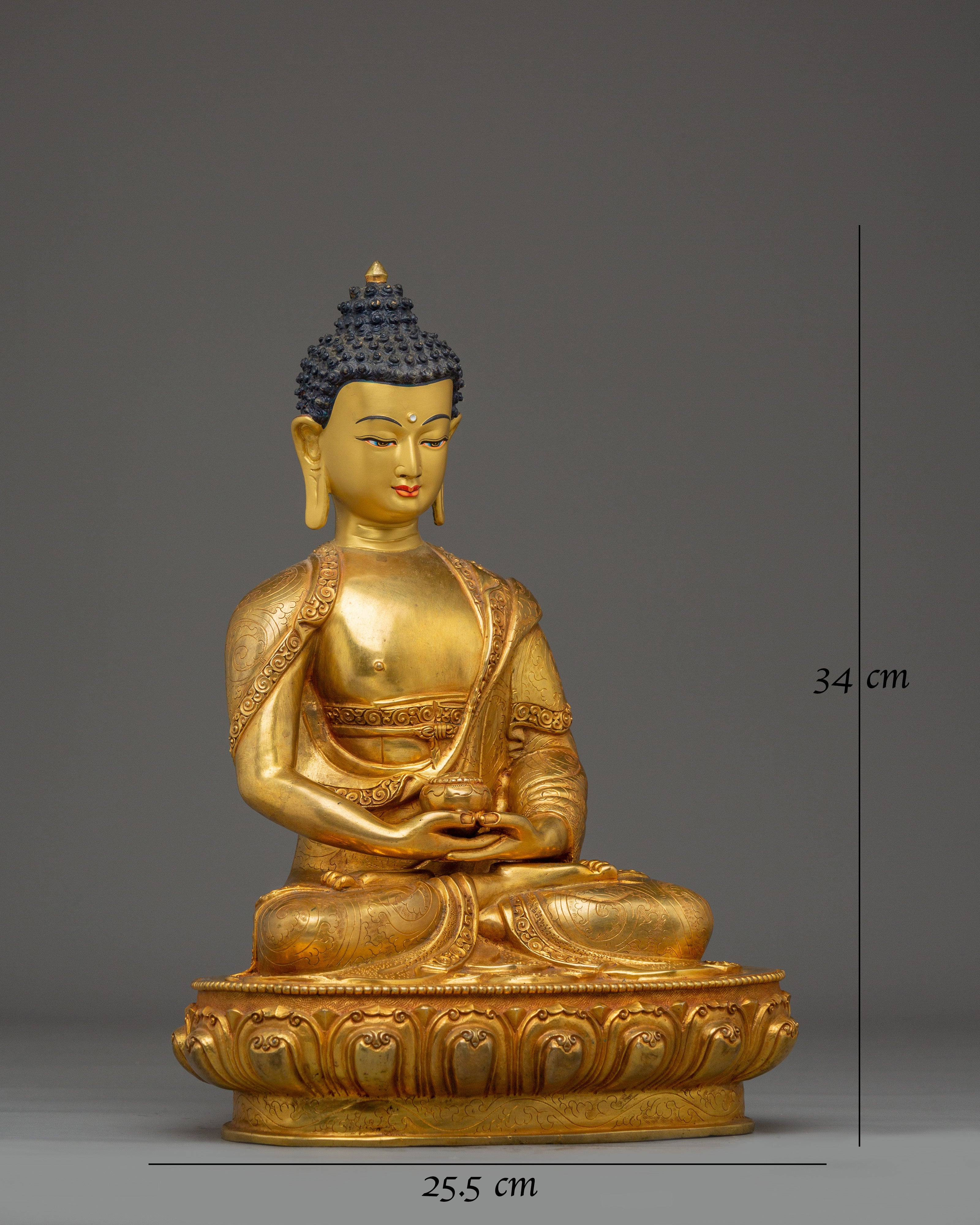 Handmade Tibetan Art of Amitabha Buddha | Buddha of Compassion