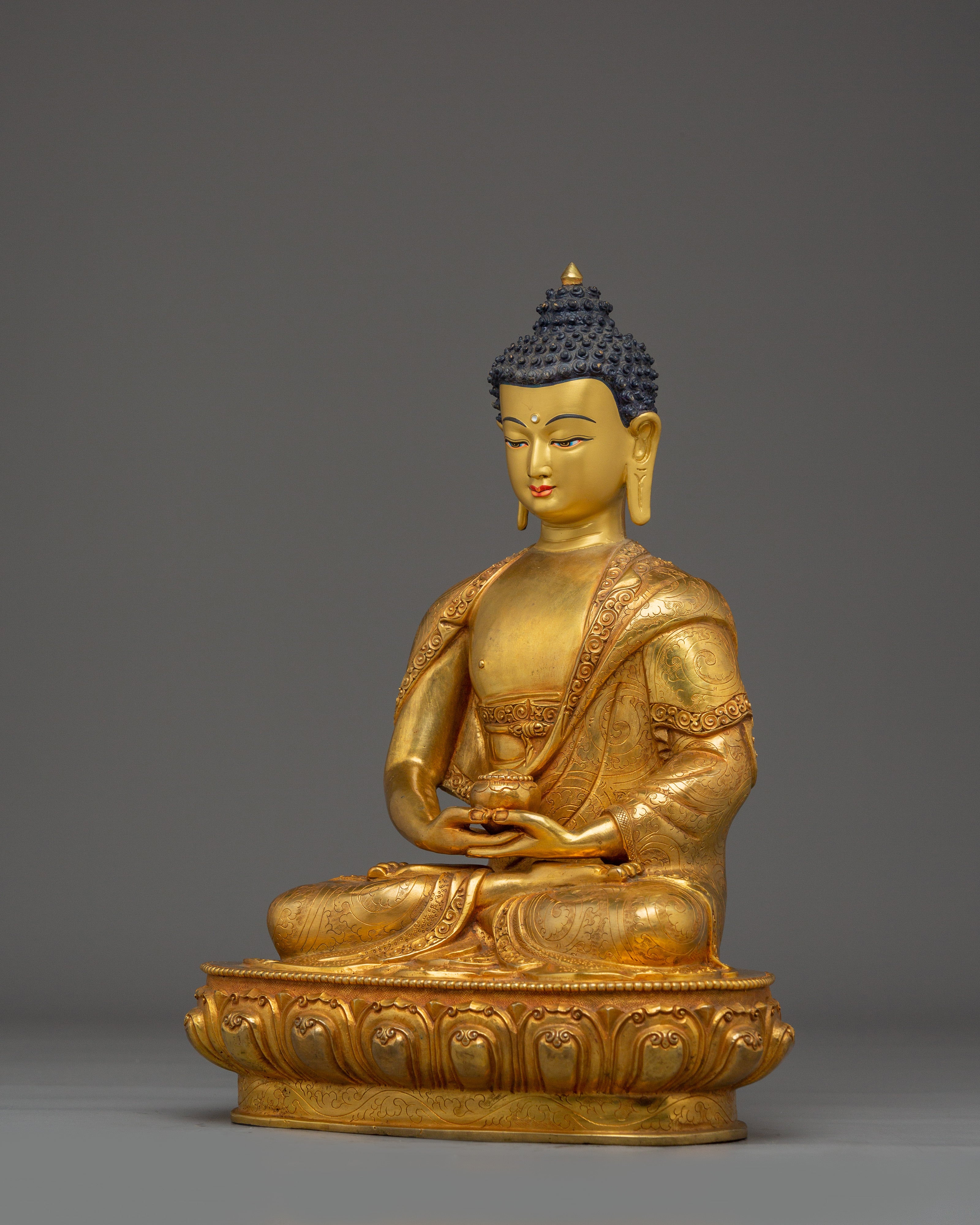 Handmade Tibetan Art of Amitabha Buddha | Buddha of Compassion