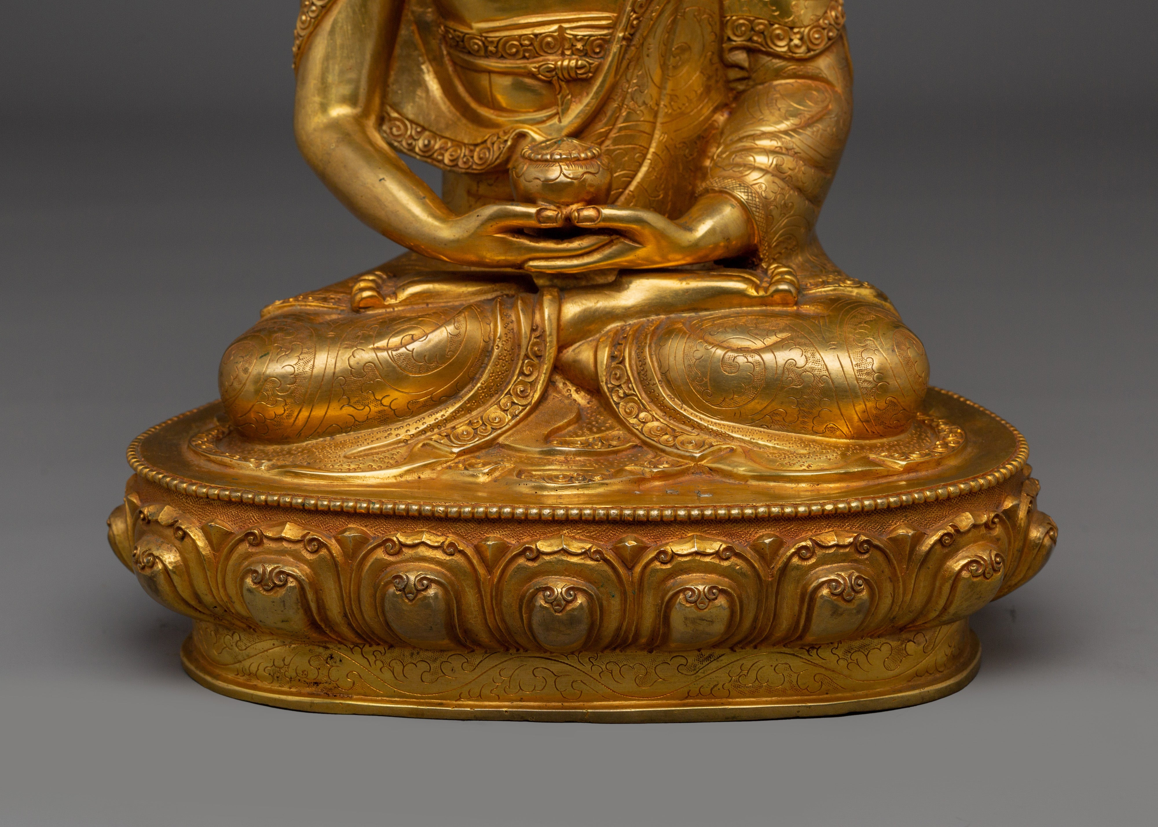 Handmade Tibetan Art of Amitabha Buddha | Buddha of Compassion