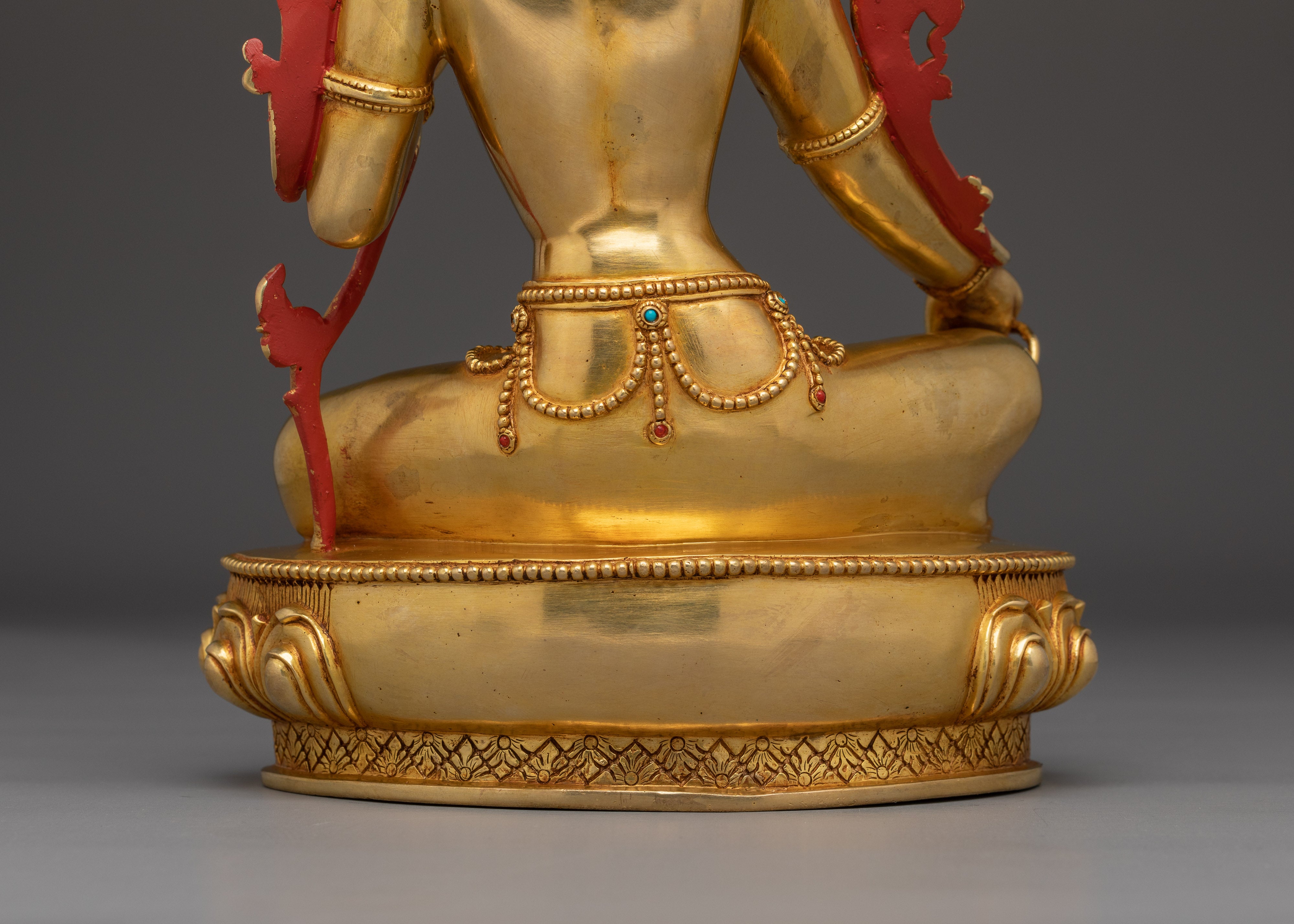 Divine Feminine Green Tara Goddess Sculpture | Deity for Protection