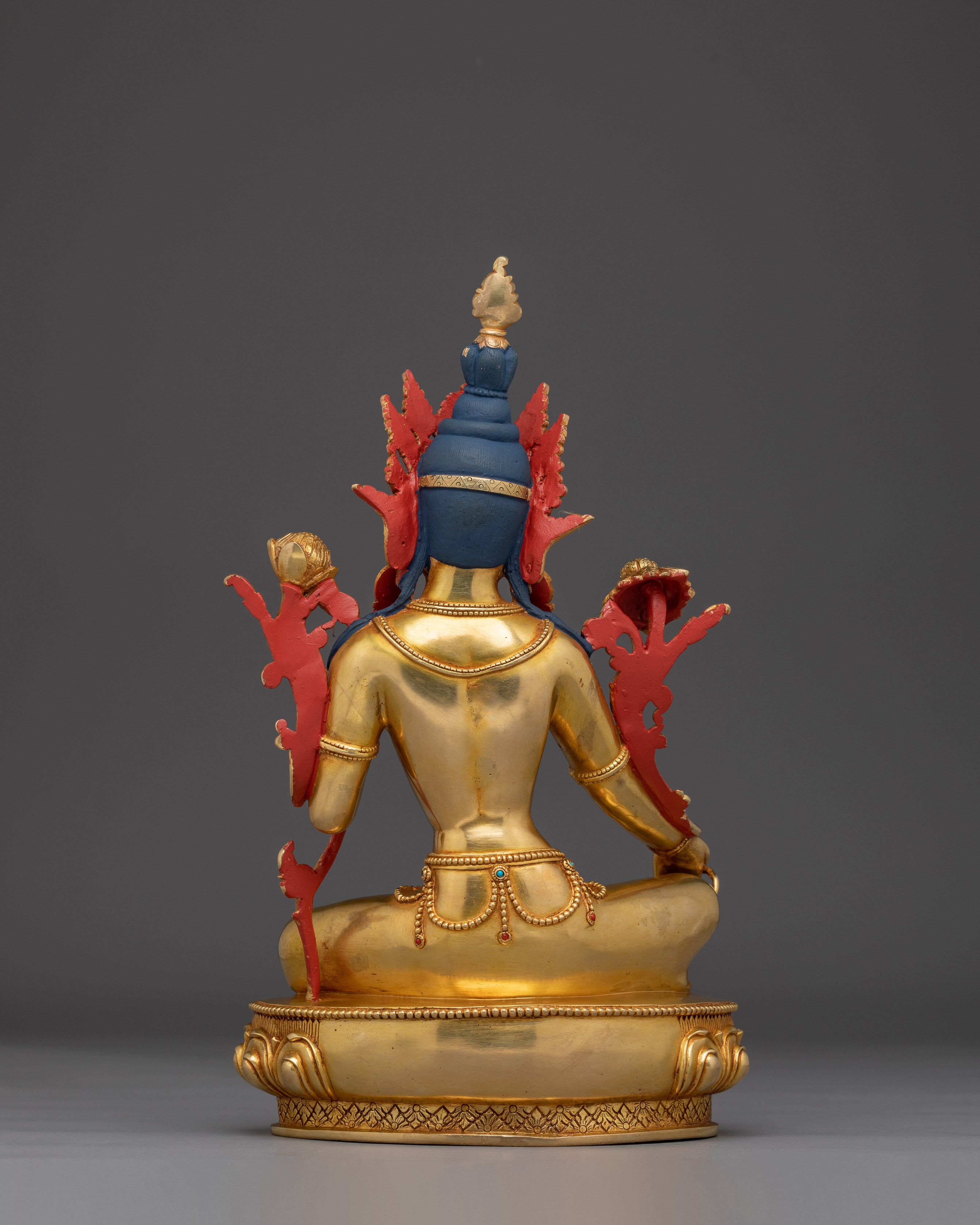 Divine Feminine Green Tara Goddess Sculpture | Deity for Protection