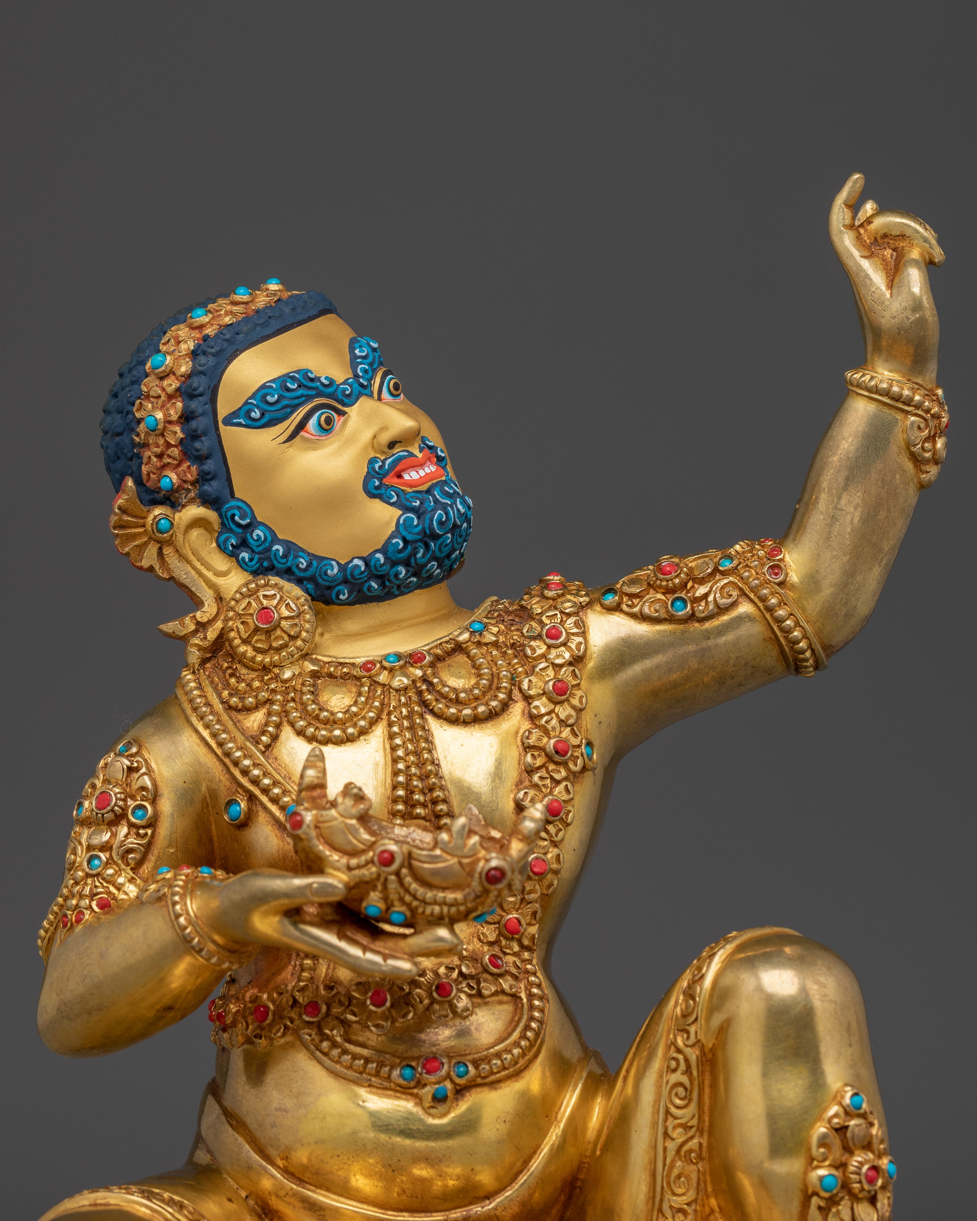Golden Virupa Statue | The Lord of all yogis