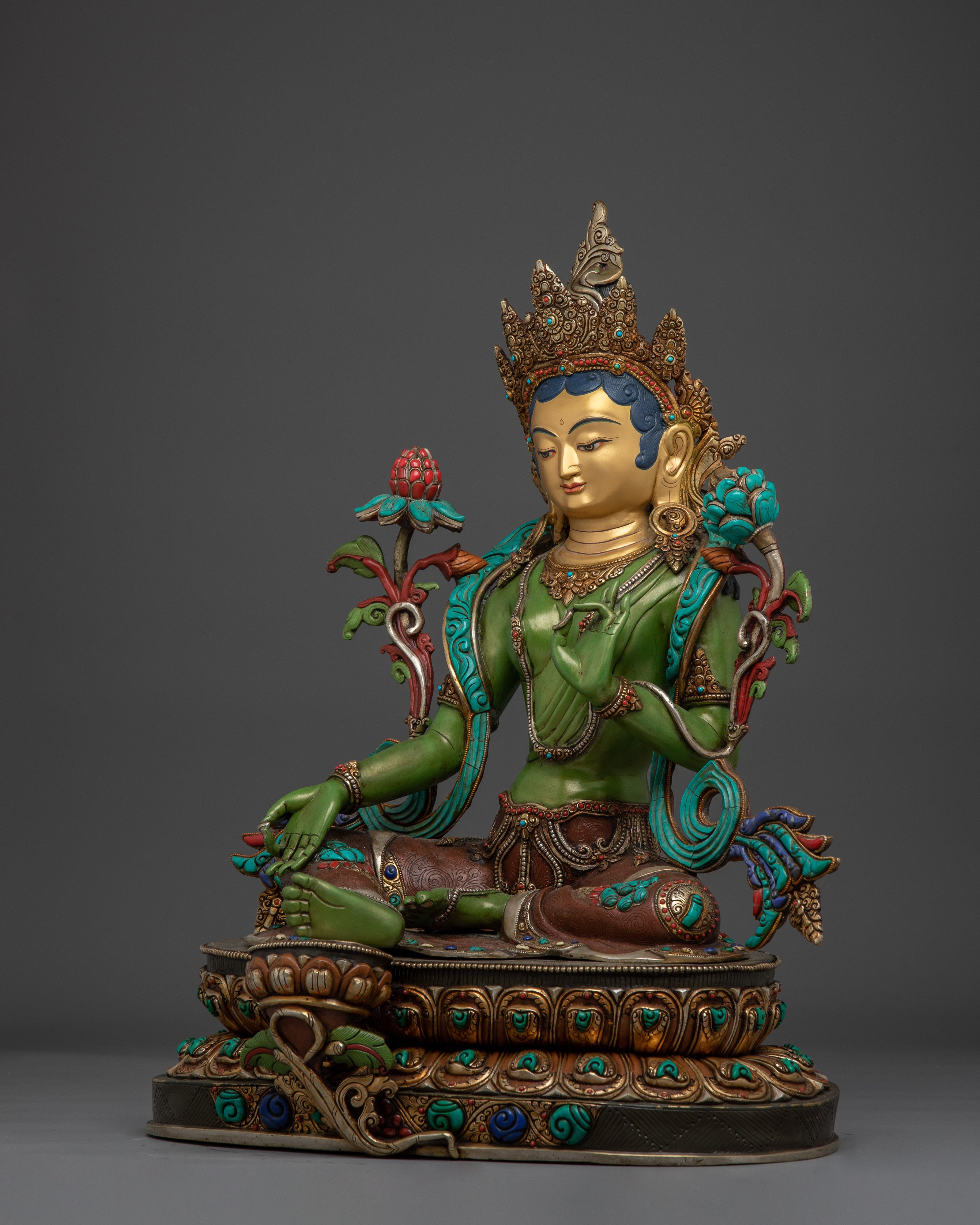 Himalayan Handmade Shyama Tara Statue | Mother of Liberaton