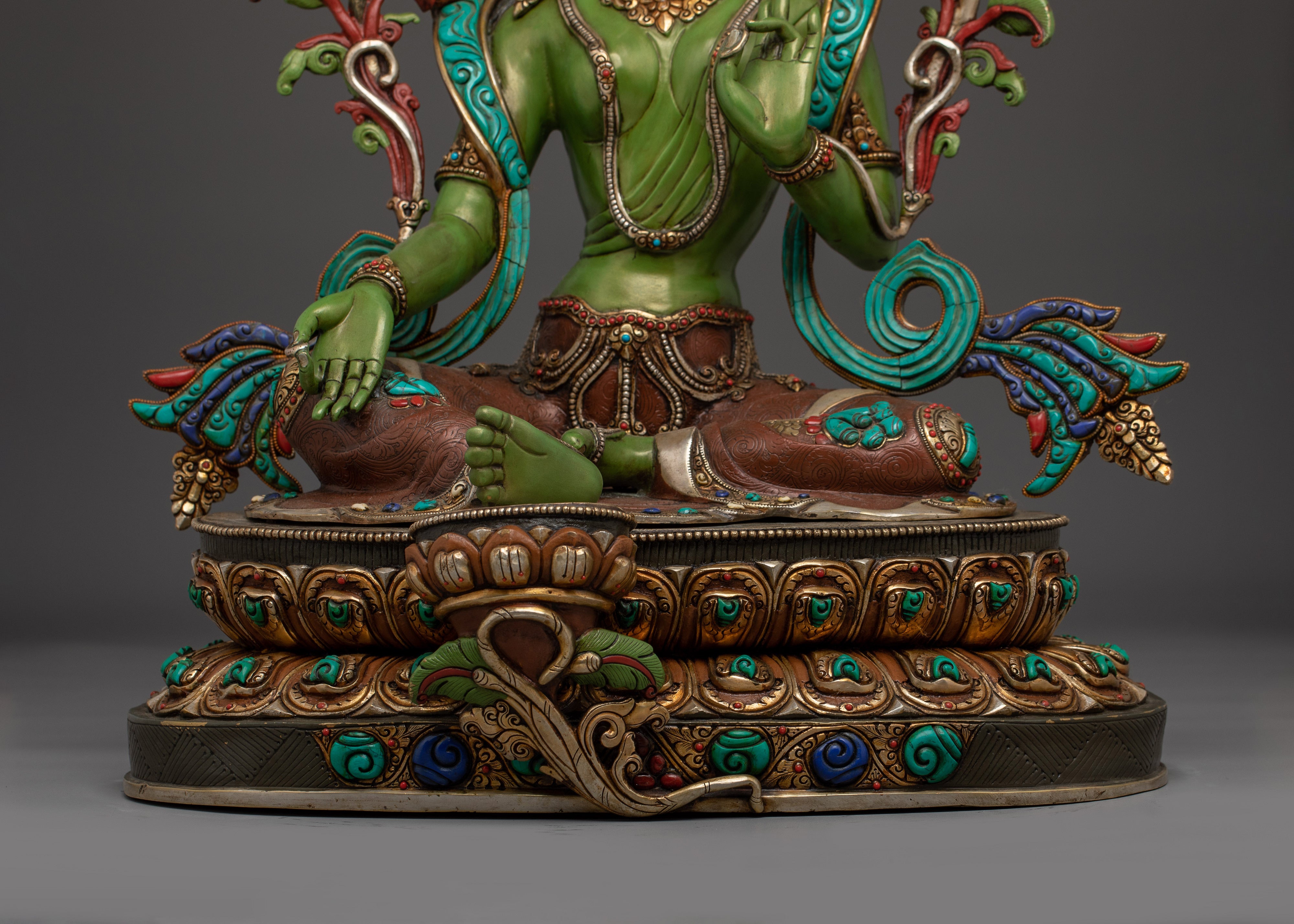 Himalayan Handmade Shyama Tara Statue | Mother of Liberaton