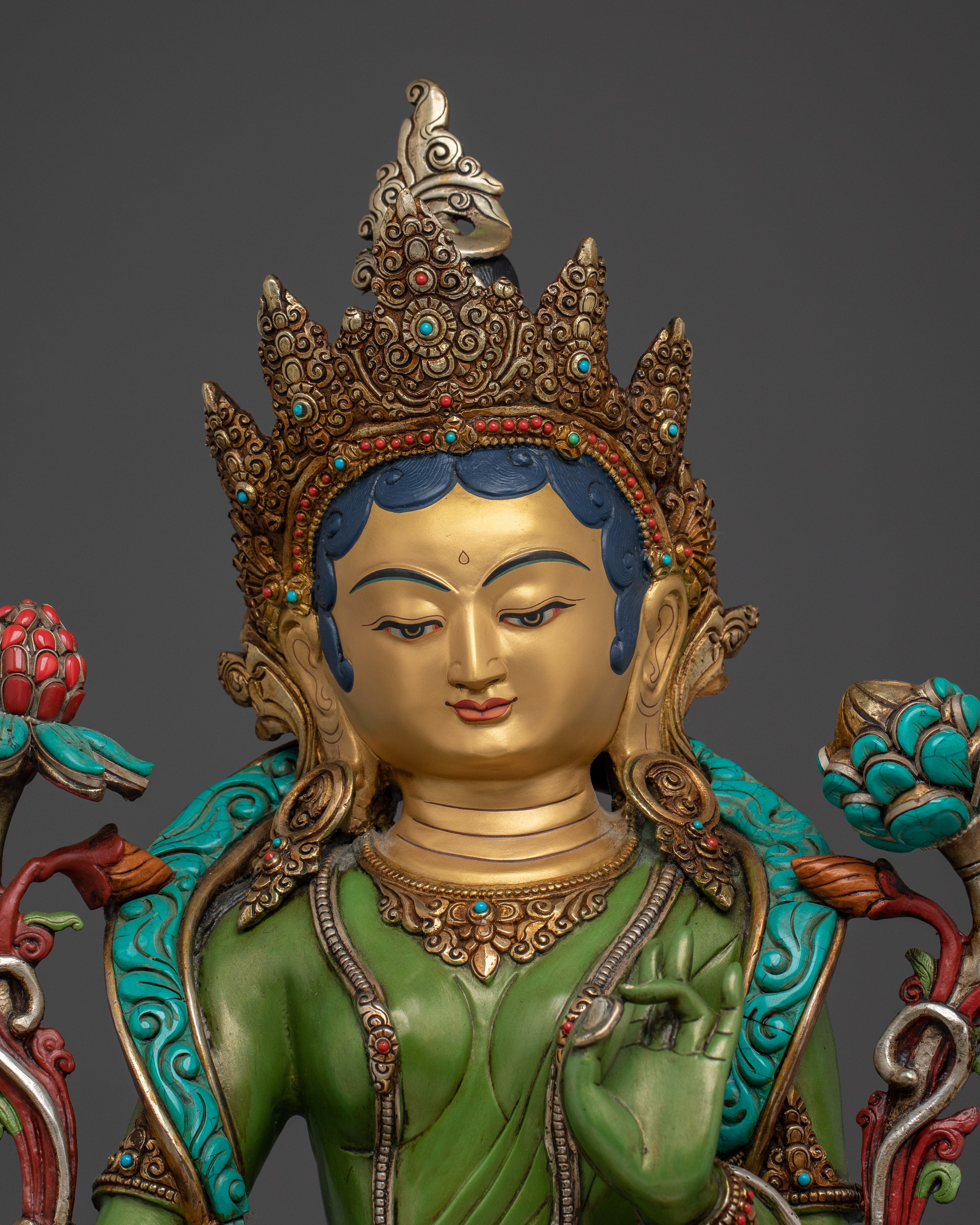 Himalayan Handmade Shyama Tara Statue | Mother of Liberaton