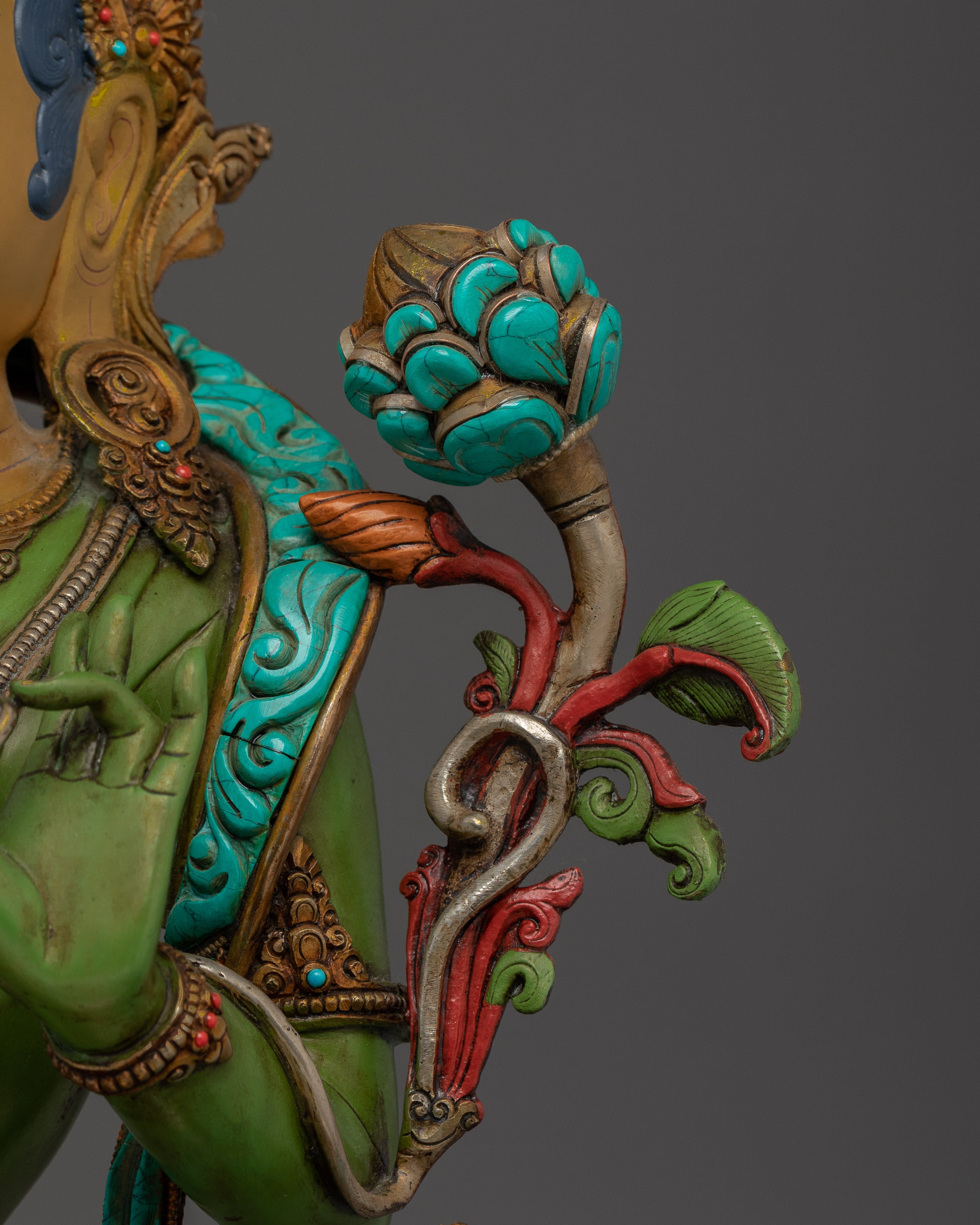 Himalayan Handmade Shyama Tara Statue | Mother of Liberaton