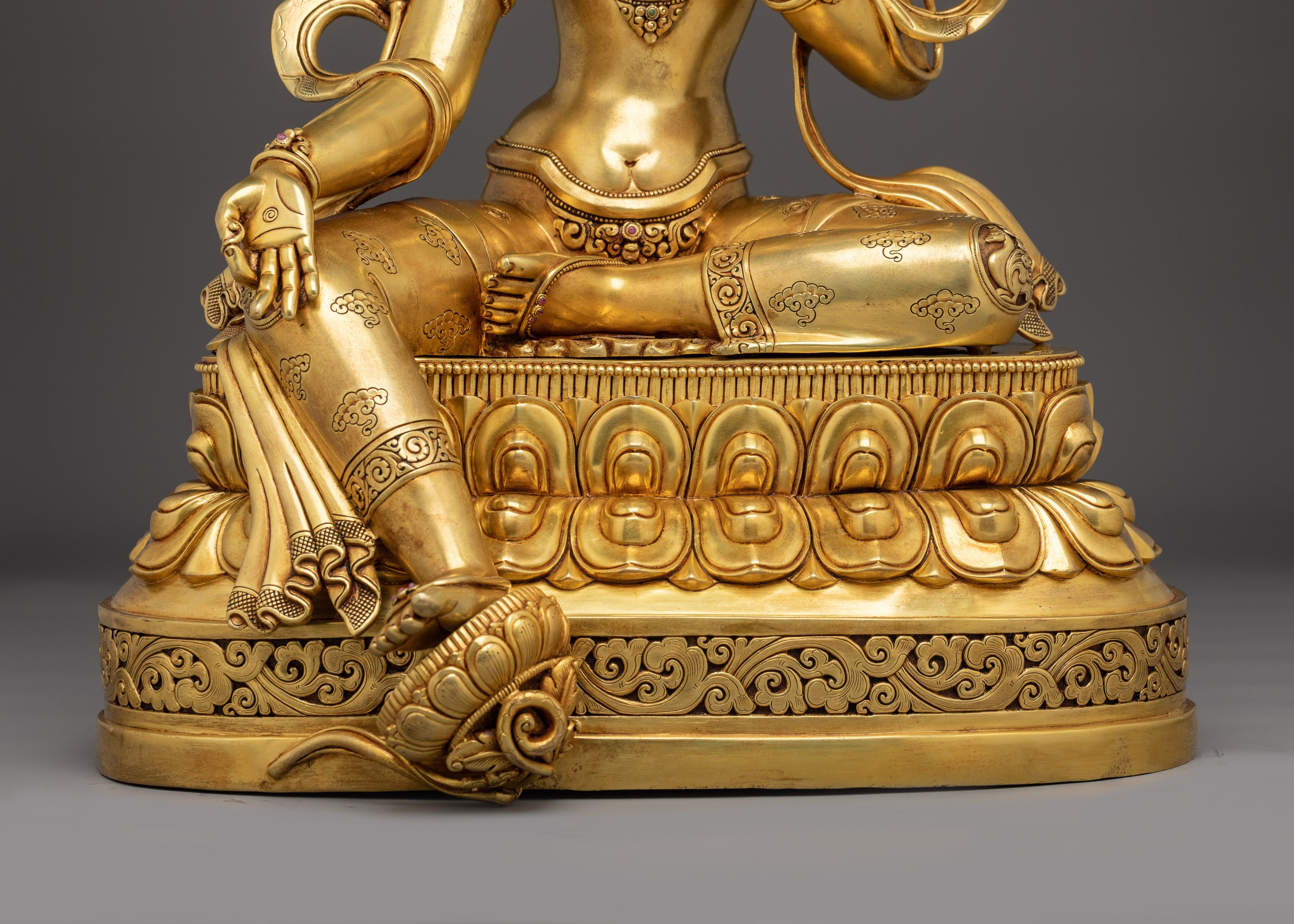Green Tara Statue Goddess of Compassion | Healing and Protection Deity