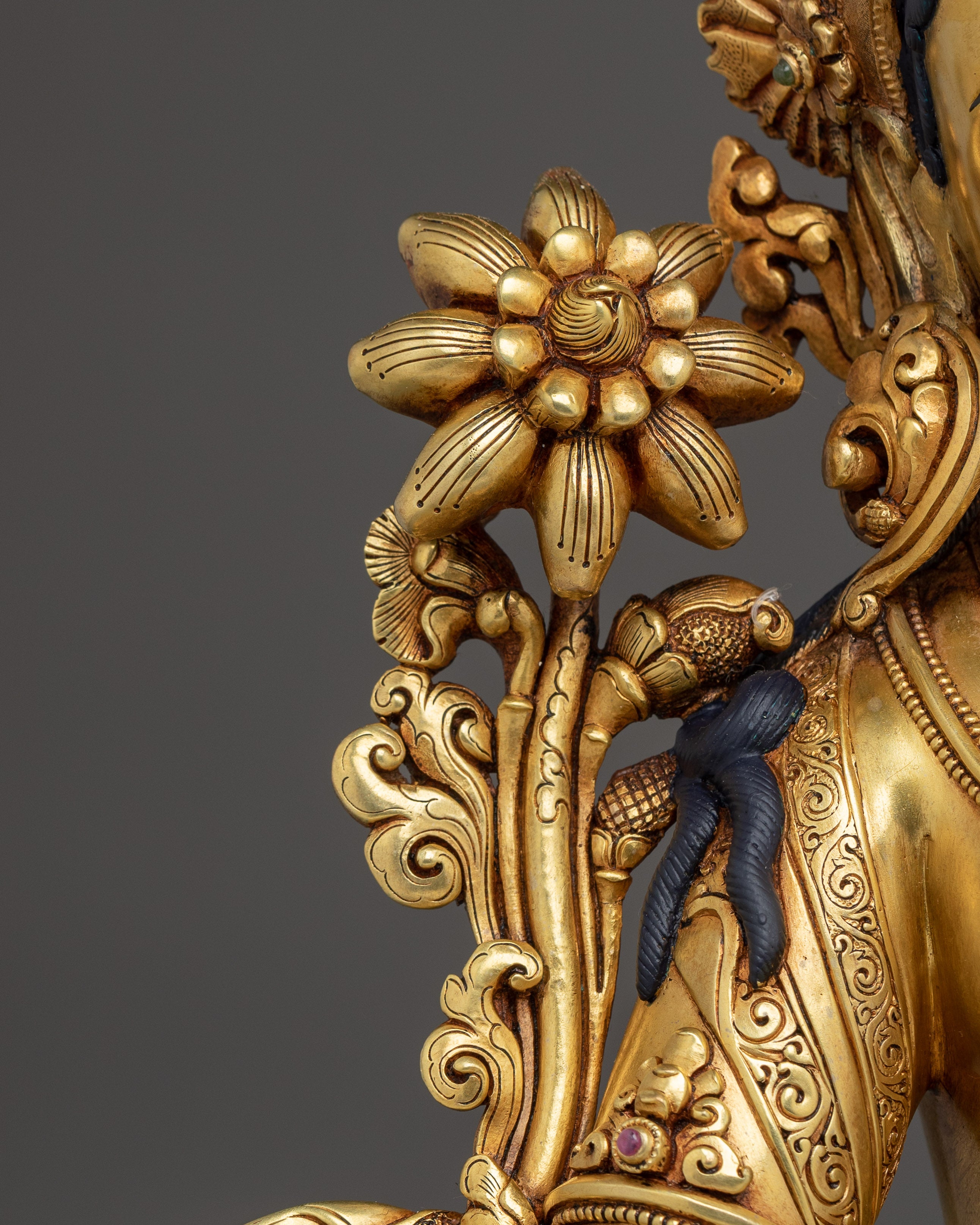 Green Tara Statue Goddess of Compassion | Healing and Protection Deity