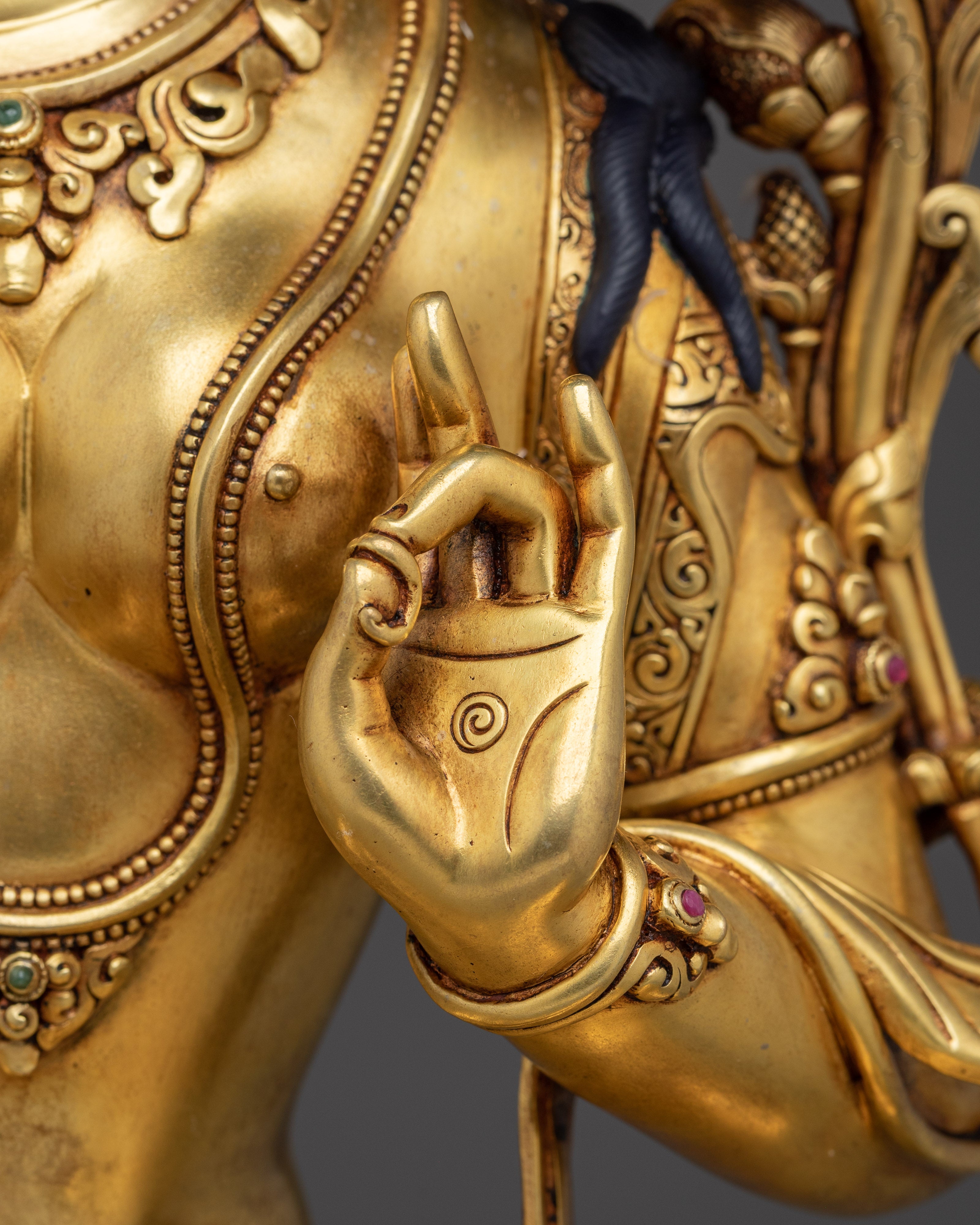 Green Tara Statue Goddess of Compassion | Healing and Protection Deity