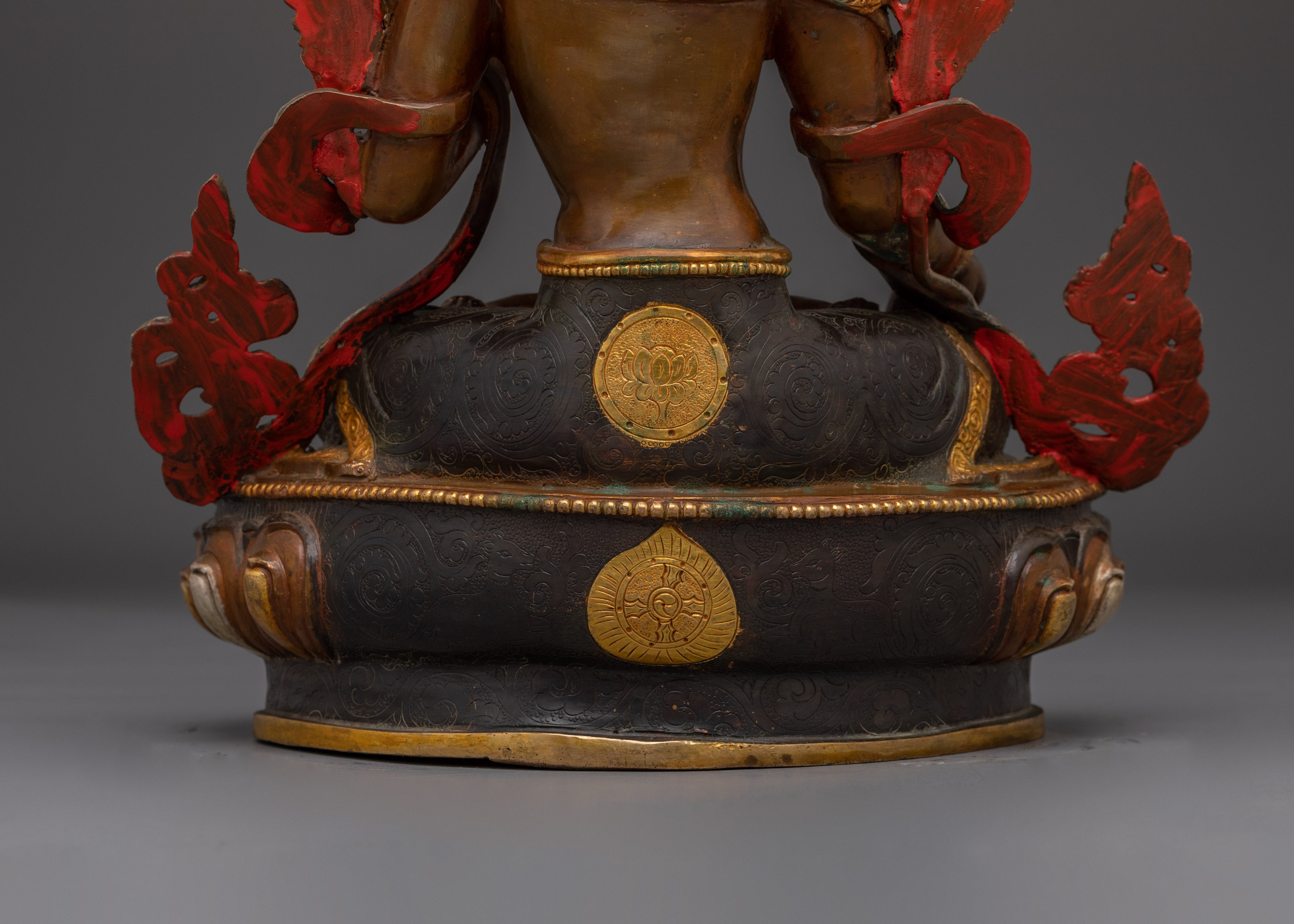 Handmade Nepalese Art of White Tara | Compassionate Protector