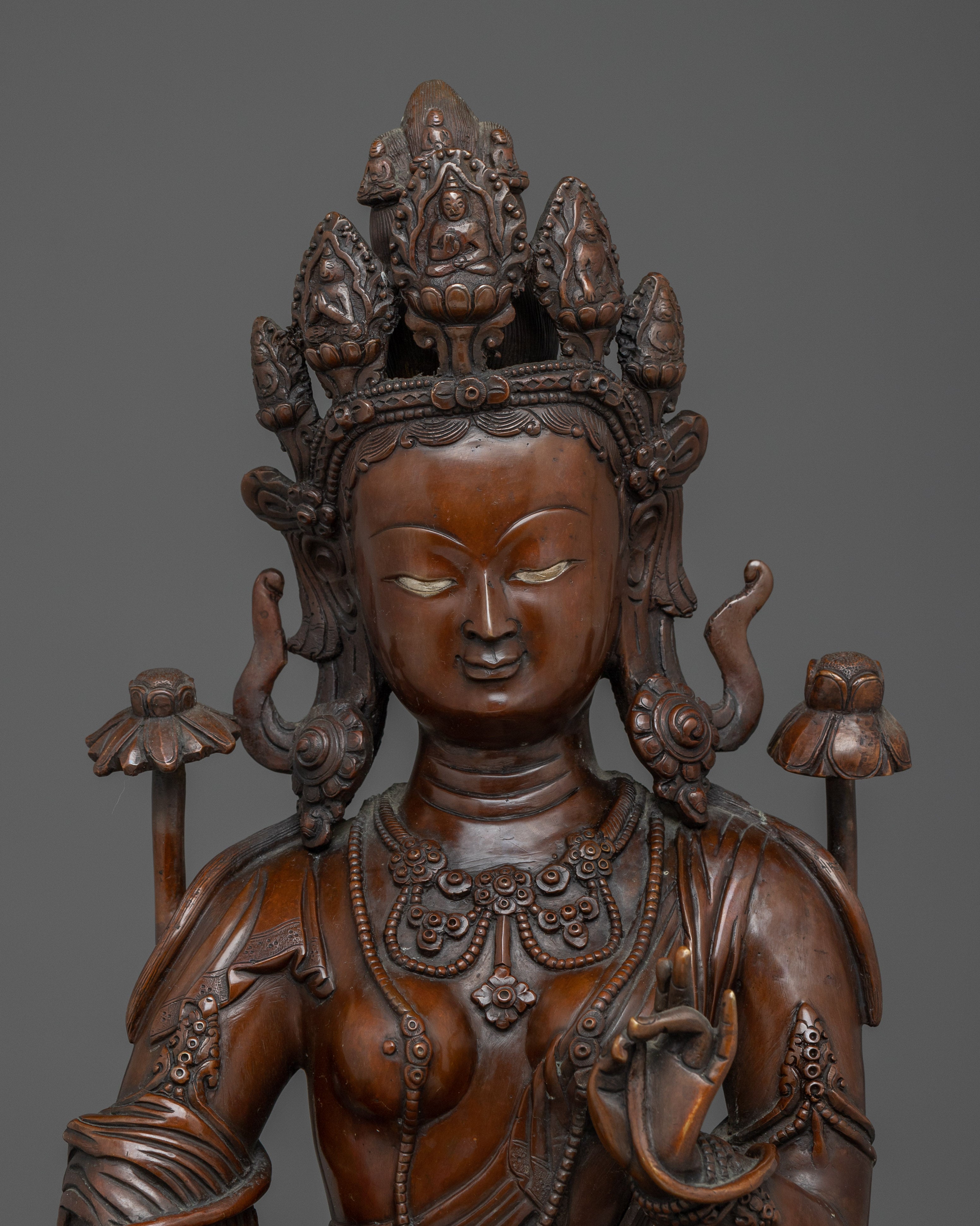 Enlightened Protector Green Tara Statue | Swift Protector Tara