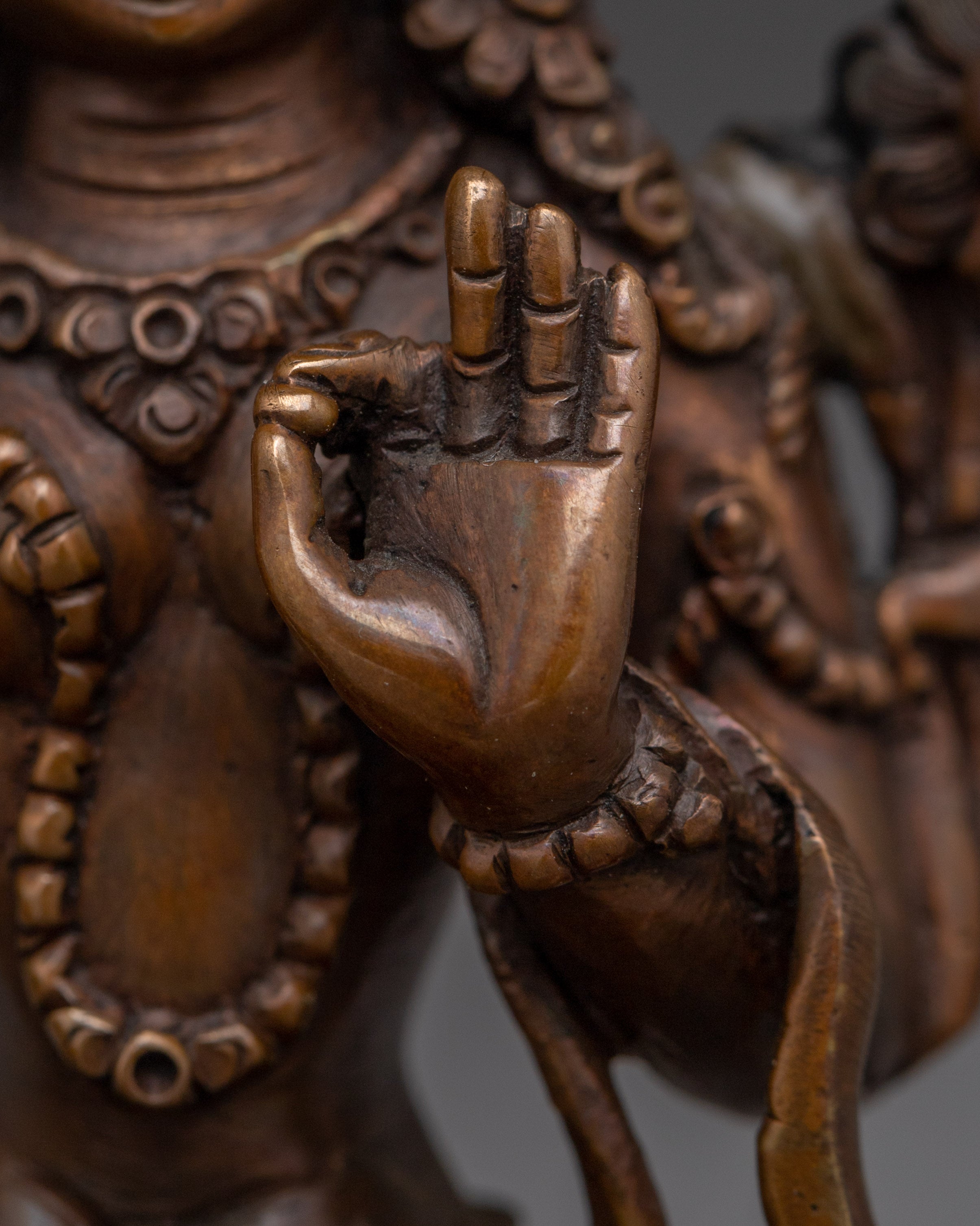 Handmade Nepalese Artwork of Green Tara | Goddess of compassion