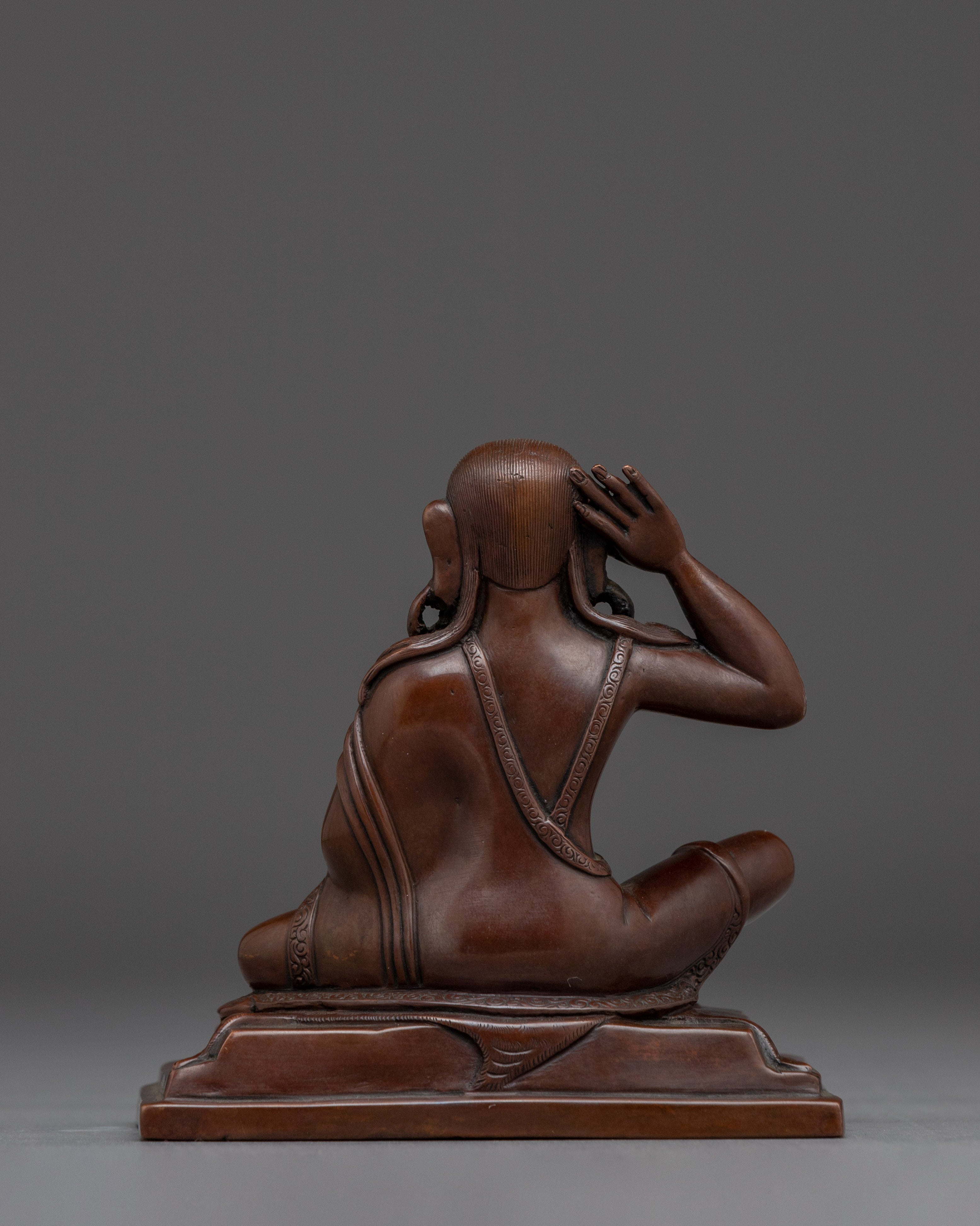 Singing Yogi Milarepa Sculpture | Renowned Tibetan Saint