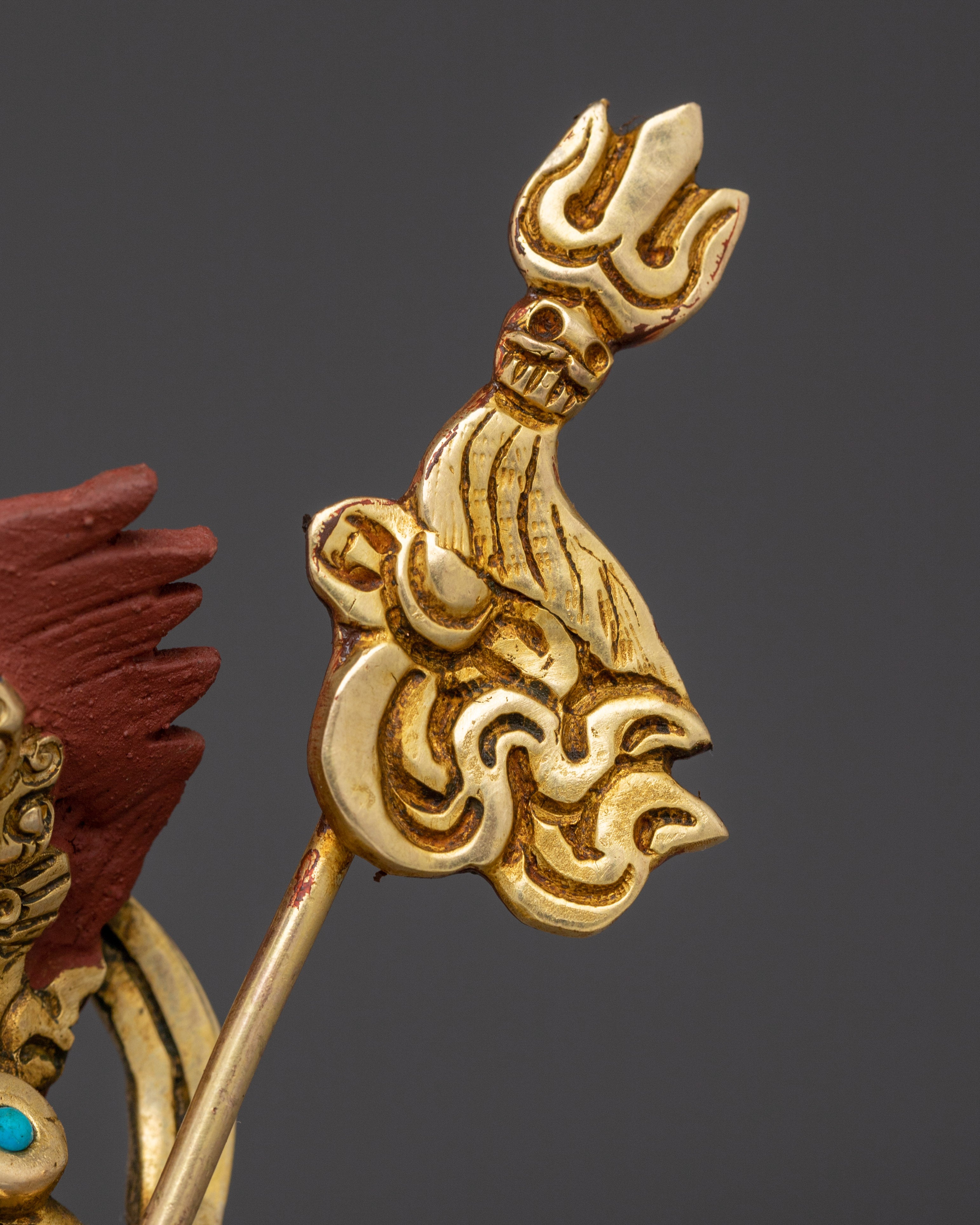 Wealth Offering Statue of White Dzambhala | Spiritual Prosperity Deity